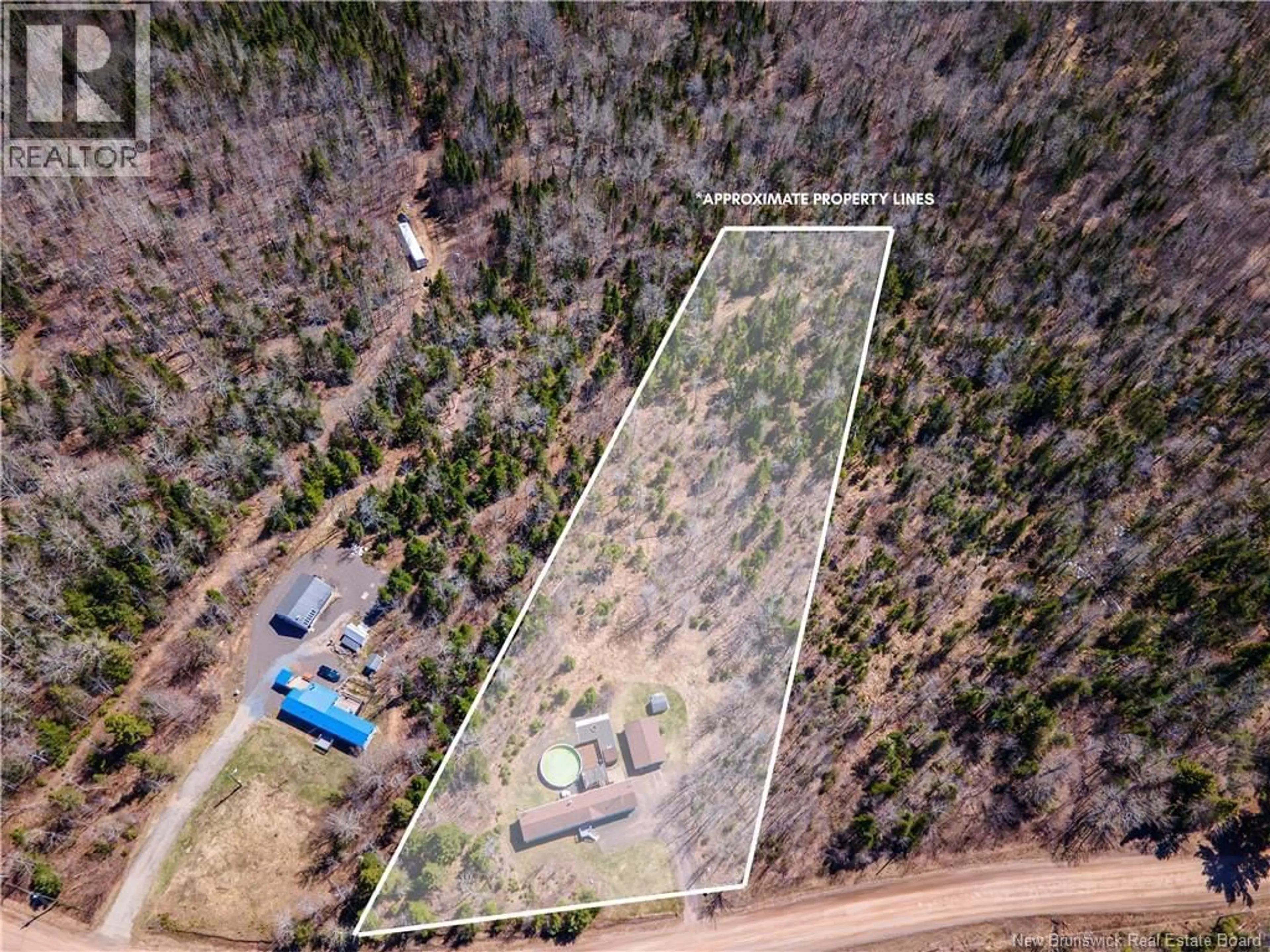 A pic from outside/outdoor area/front of a property/back of a property/a pic from drone, building for 206 CREEK ROAD, Mount Middleton New Brunswick E4G3C2
