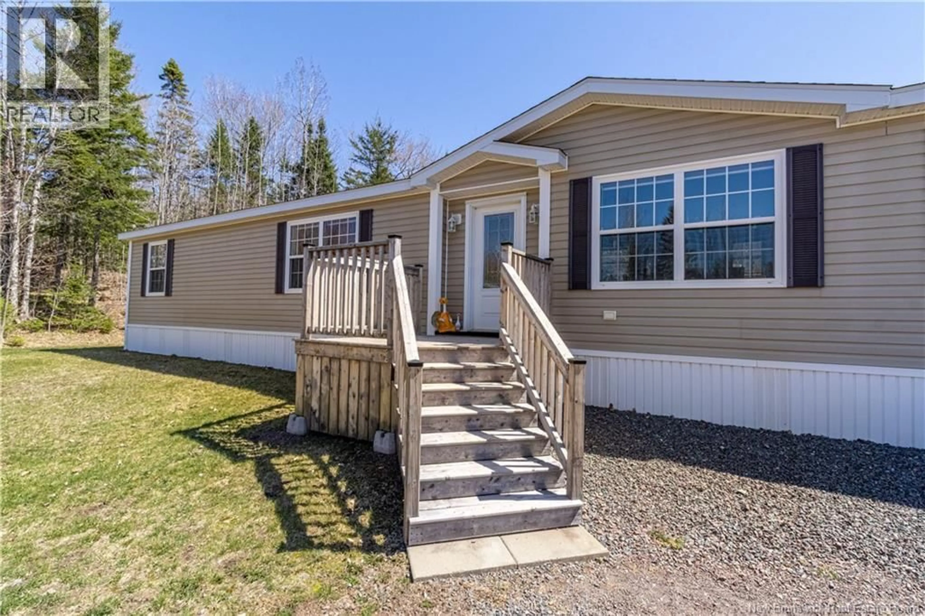 Home with vinyl exterior material, street for 206 CREEK ROAD, Mount Middleton New Brunswick E4G3C2