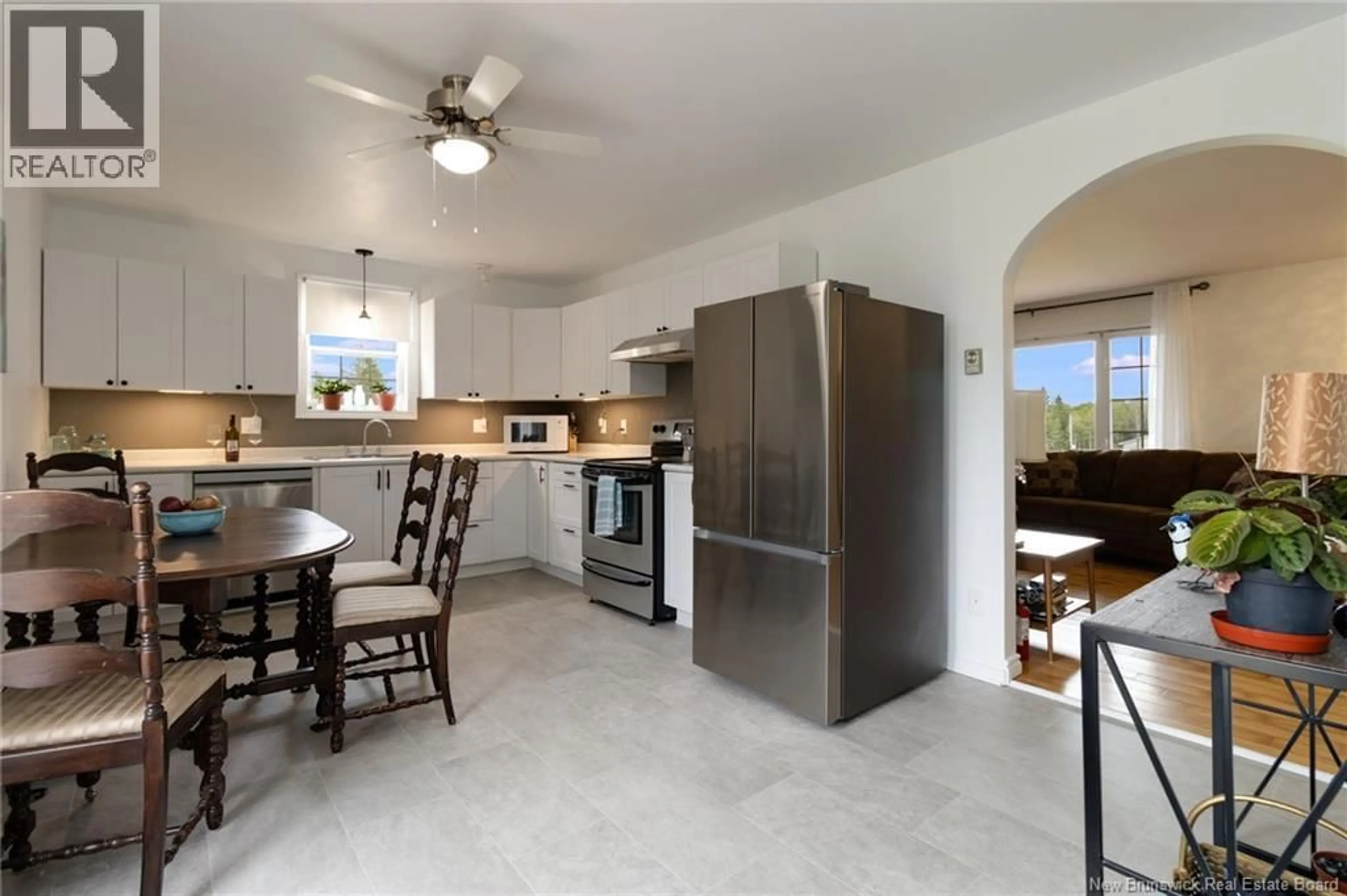Open concept kitchen, ceramic/tile floor for 792 ROUTE 555, Richmond Corner New Brunswick E7M5B6