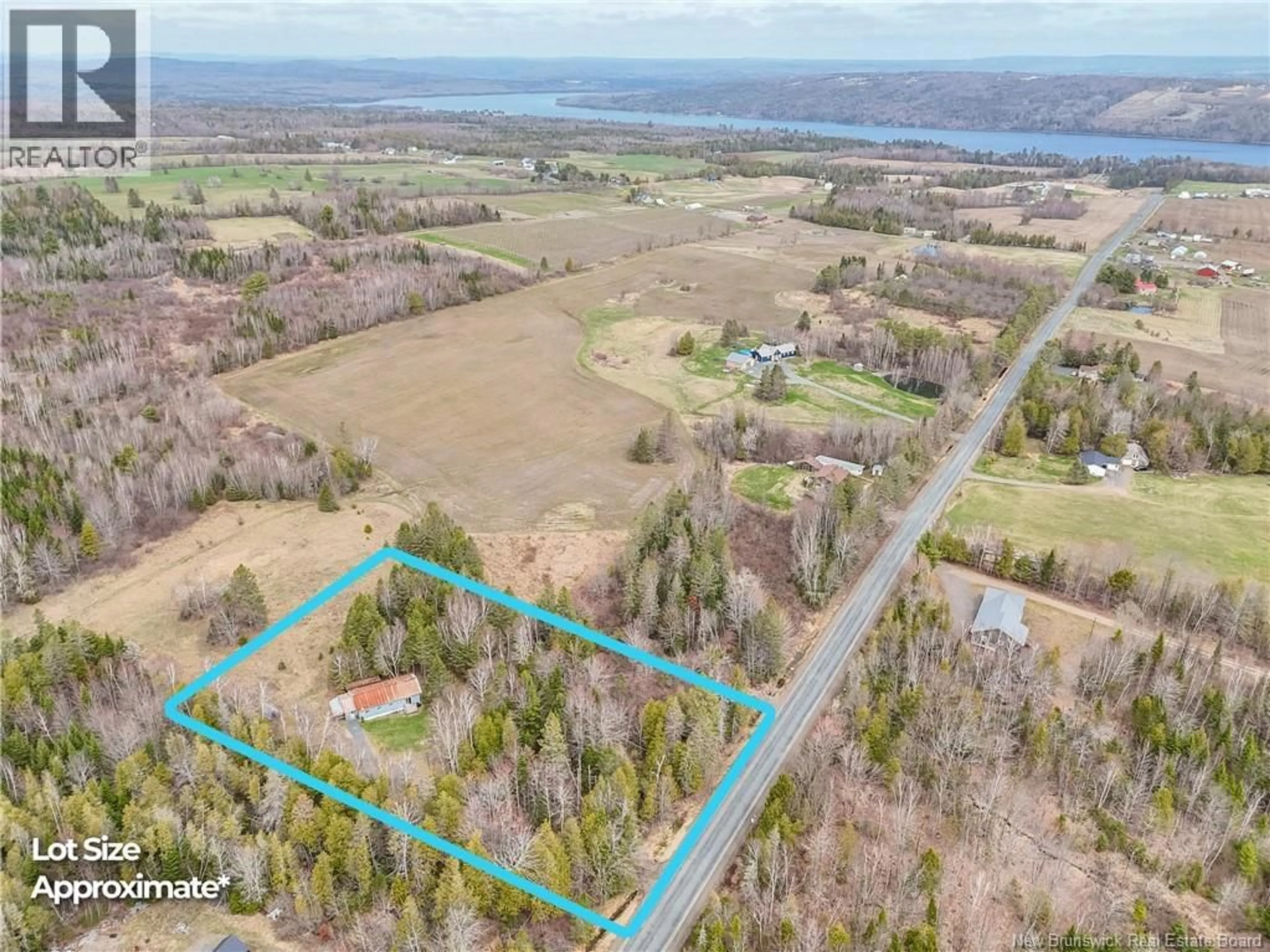 A pic from outside/outdoor area/front of a property/back of a property/a pic from drone, water/lake/river/ocean view for 154 SCOTCH LAKE ROAD, Scotch Lake New Brunswick E6L1K4