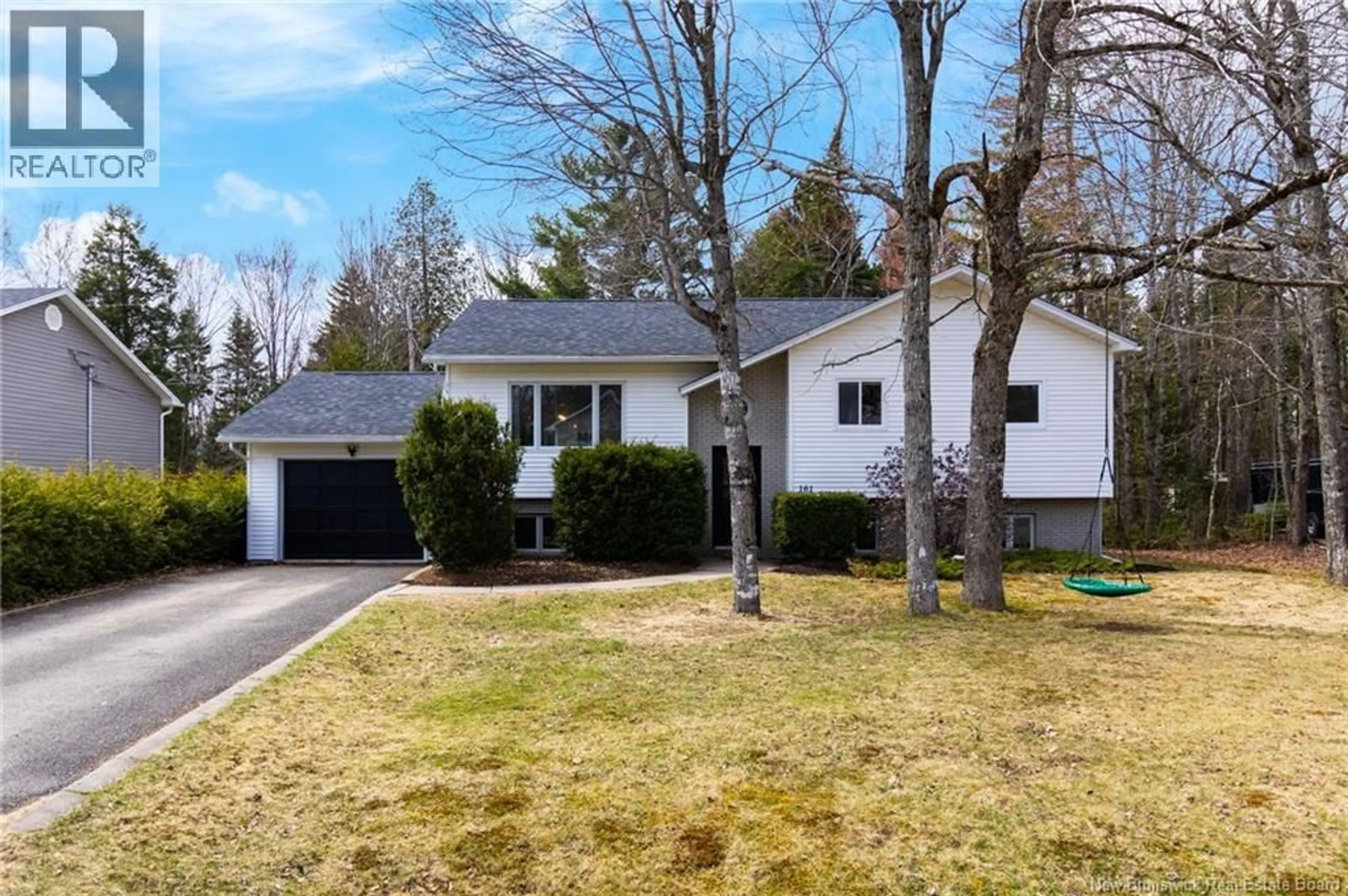Home with vinyl exterior material, street for 161 PHILLIPS DRIVE, New Maryland New Brunswick E3C1E8