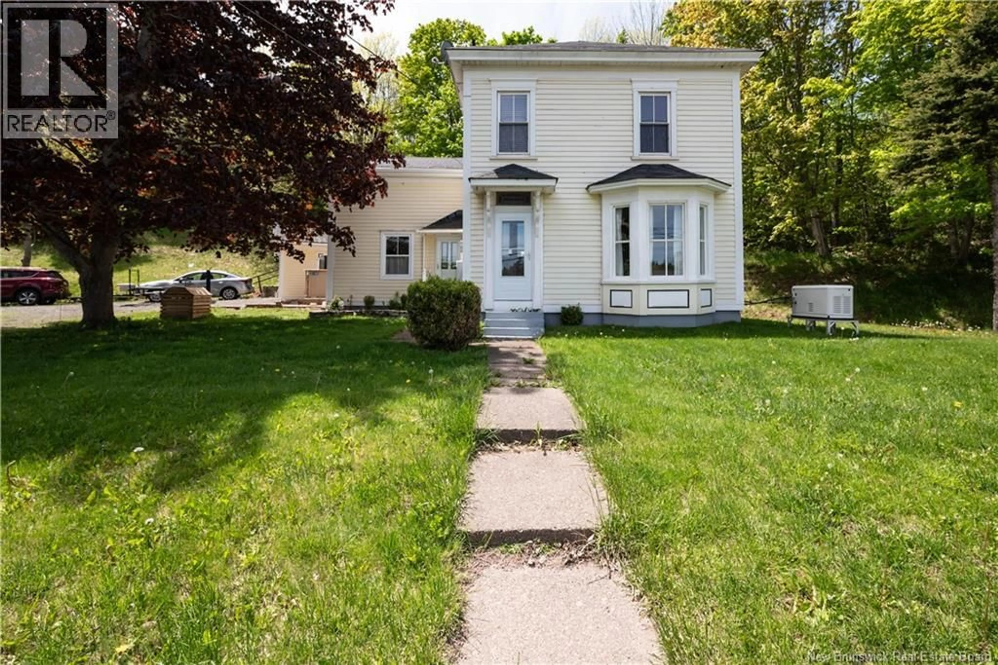 A pic from outside/outdoor area/front of a property/back of a property/a pic from drone, street for 3140 ROUTE 114, Edgetts Landing New Brunswick E4H2G1