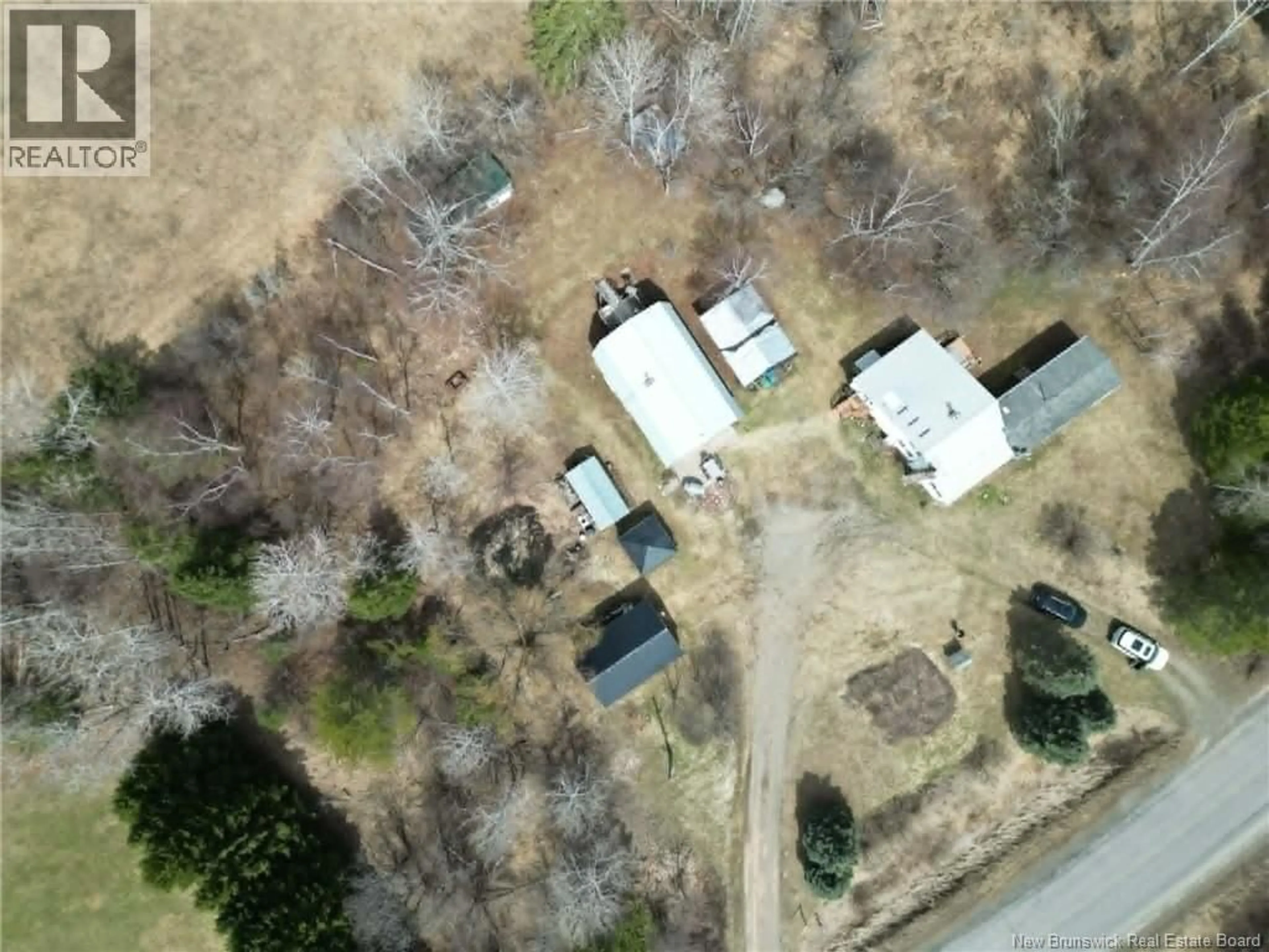 A pic from outside/outdoor area/front of a property/back of a property/a pic from drone, unknown for 845 ROUTE 385, Burntland Brook New Brunswick E7G3M2