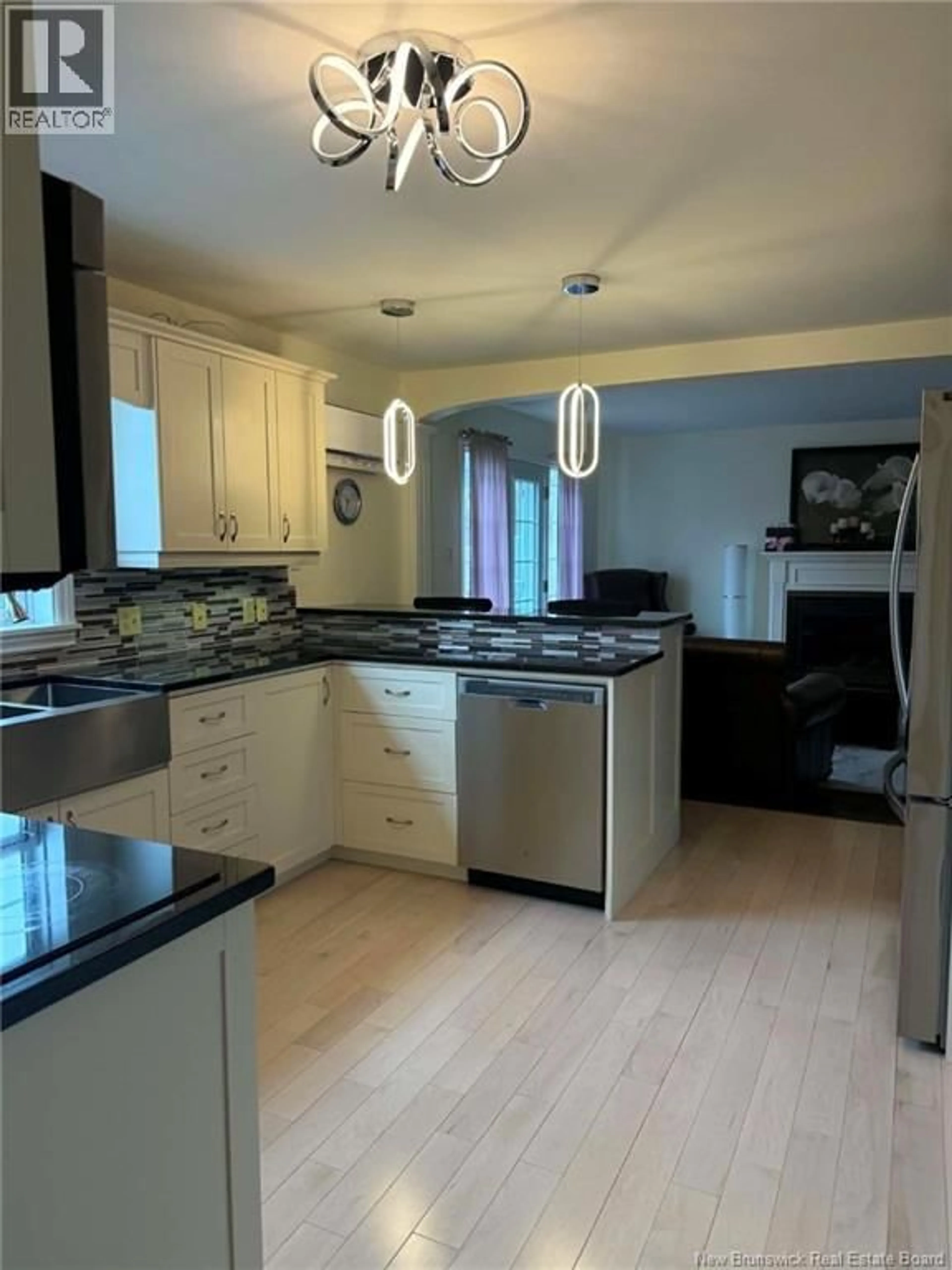 Open concept kitchen, ceramic/tile floor for 103 WAVERLY DRIVE, Miramichi New Brunswick E1V7R3