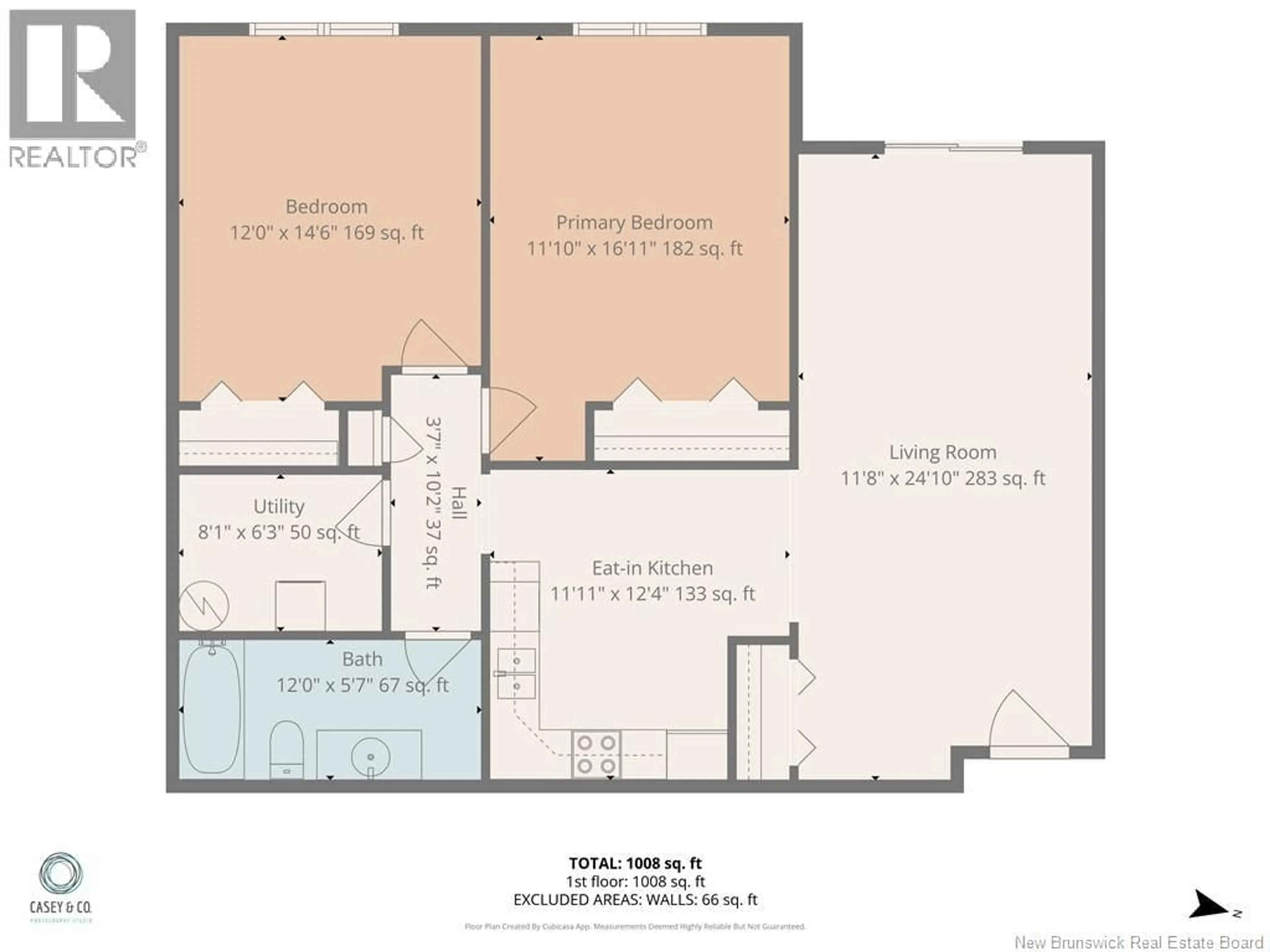 Floor plan for 206 - 33 SIFROI STREET, Dieppe New Brunswick E1A1L6