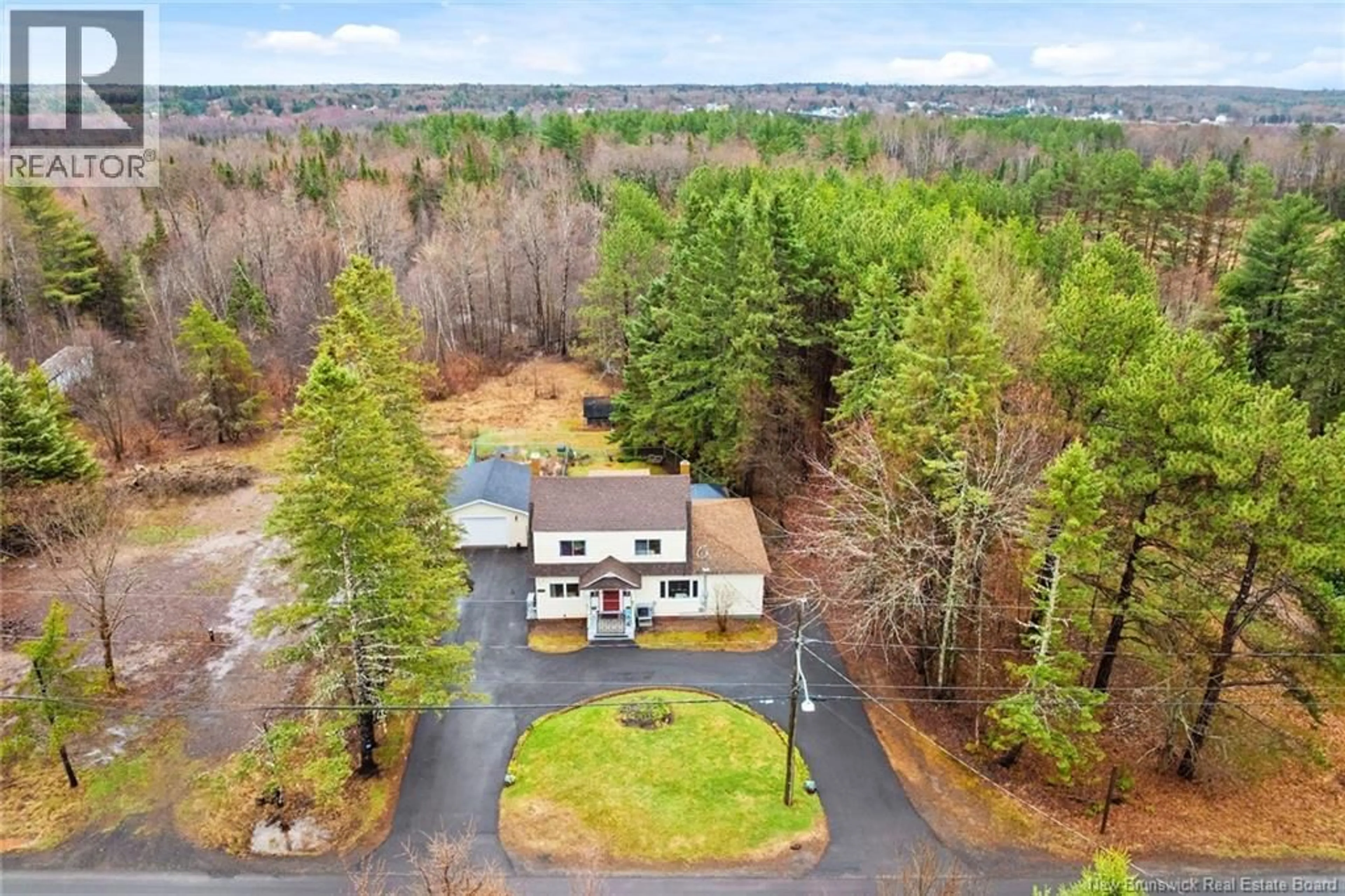 A pic from outside/outdoor area/front of a property/back of a property/a pic from drone, unknown for 56 LILLOETT DRIVE, Chipman New Brunswick E4A1V7