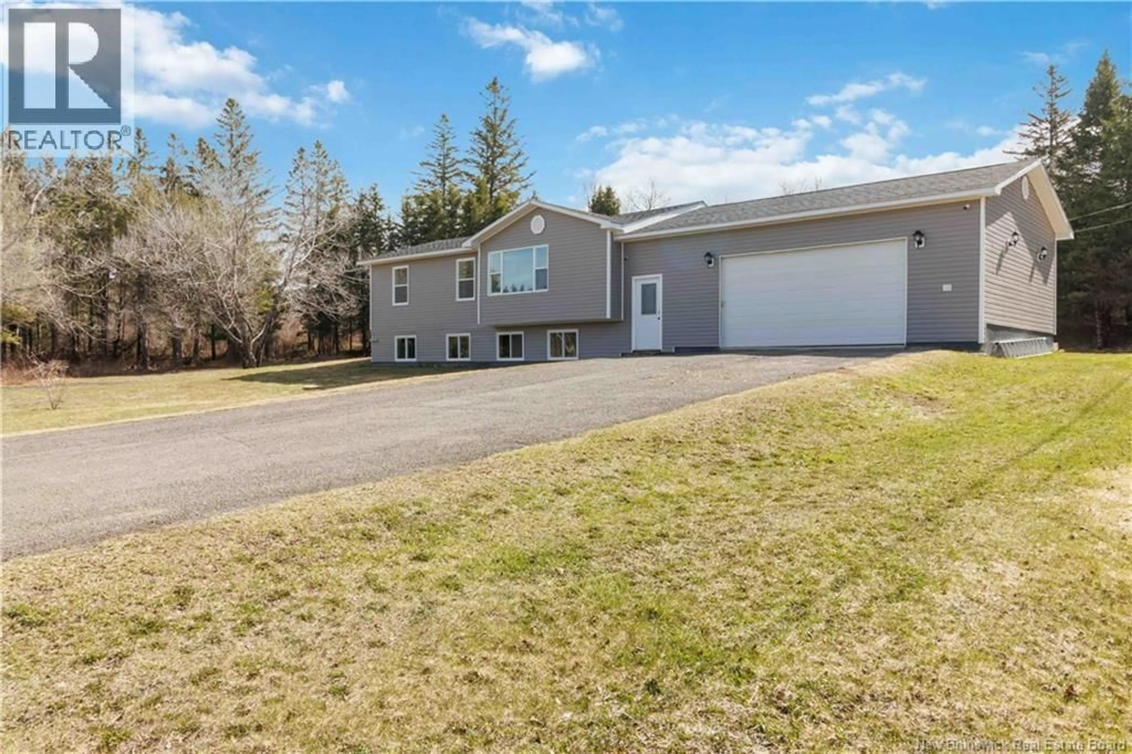 A pic from outside/outdoor area/front of a property/back of a property/a pic from drone, street for 1122 580 ROUTE, Glassville New Brunswick E7L1P8
