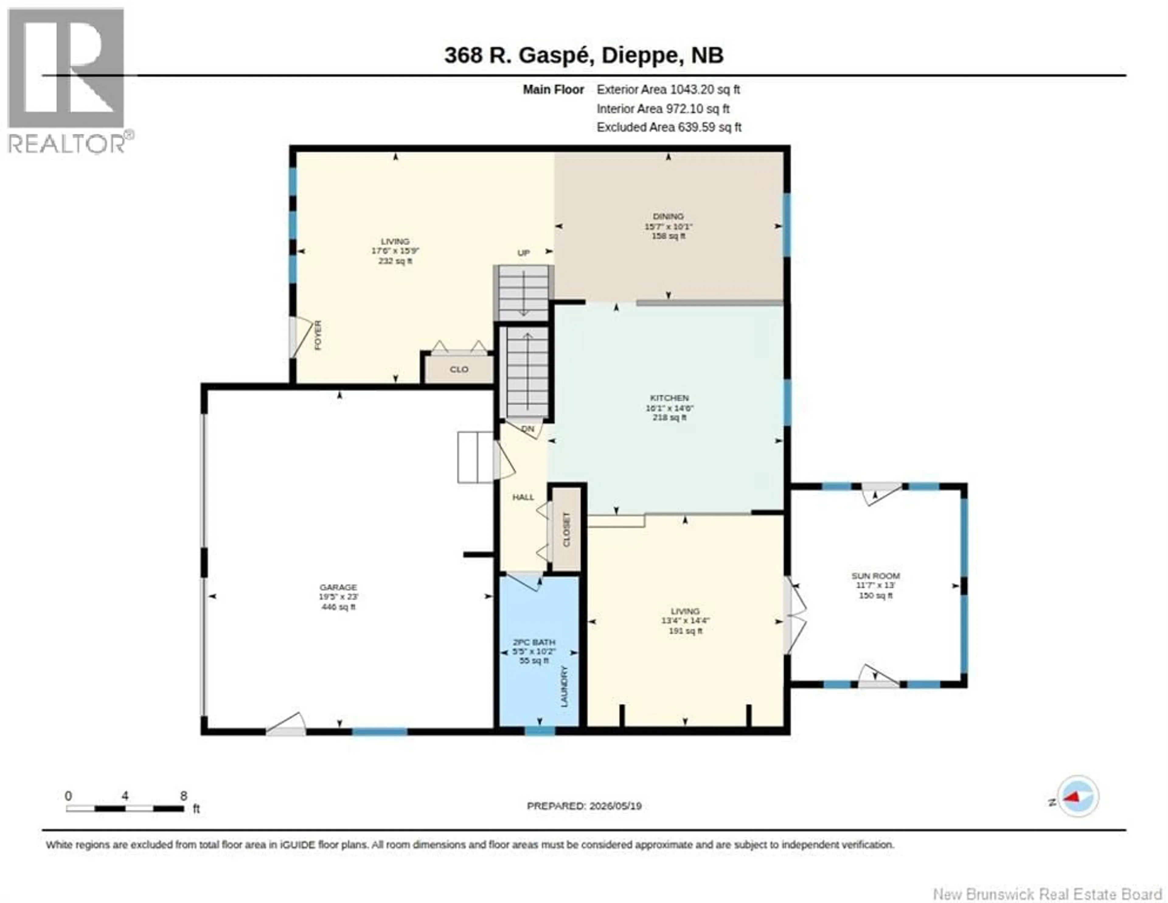 Floor plan for 368 GASPE STREET, Dieppe New Brunswick E1A6T6
