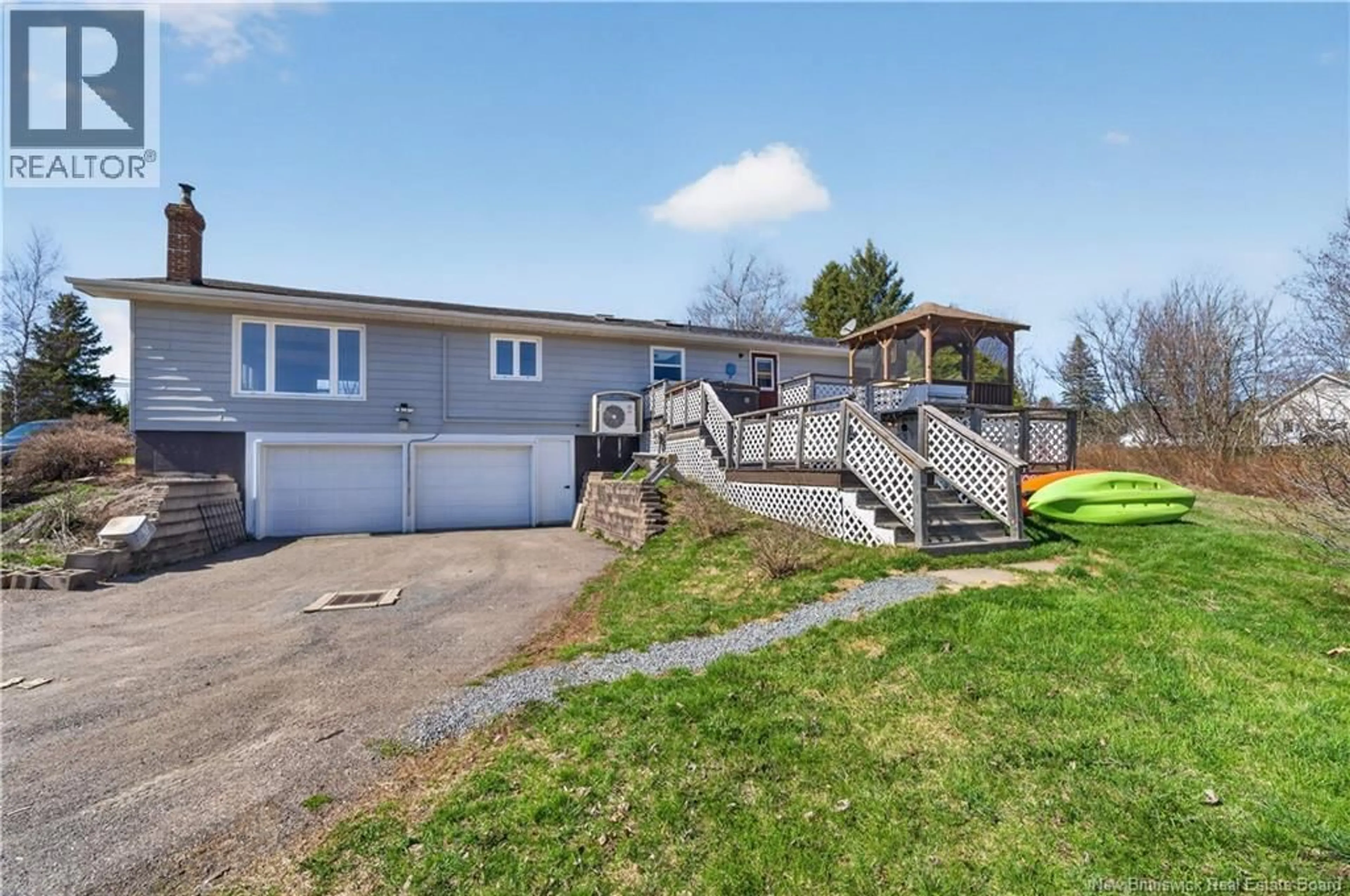 A pic from outside/outdoor area/front of a property/back of a property/a pic from drone, unknown for 430 CHARLES LUTES ROAD, Lutes Mountain New Brunswick E1G2T4