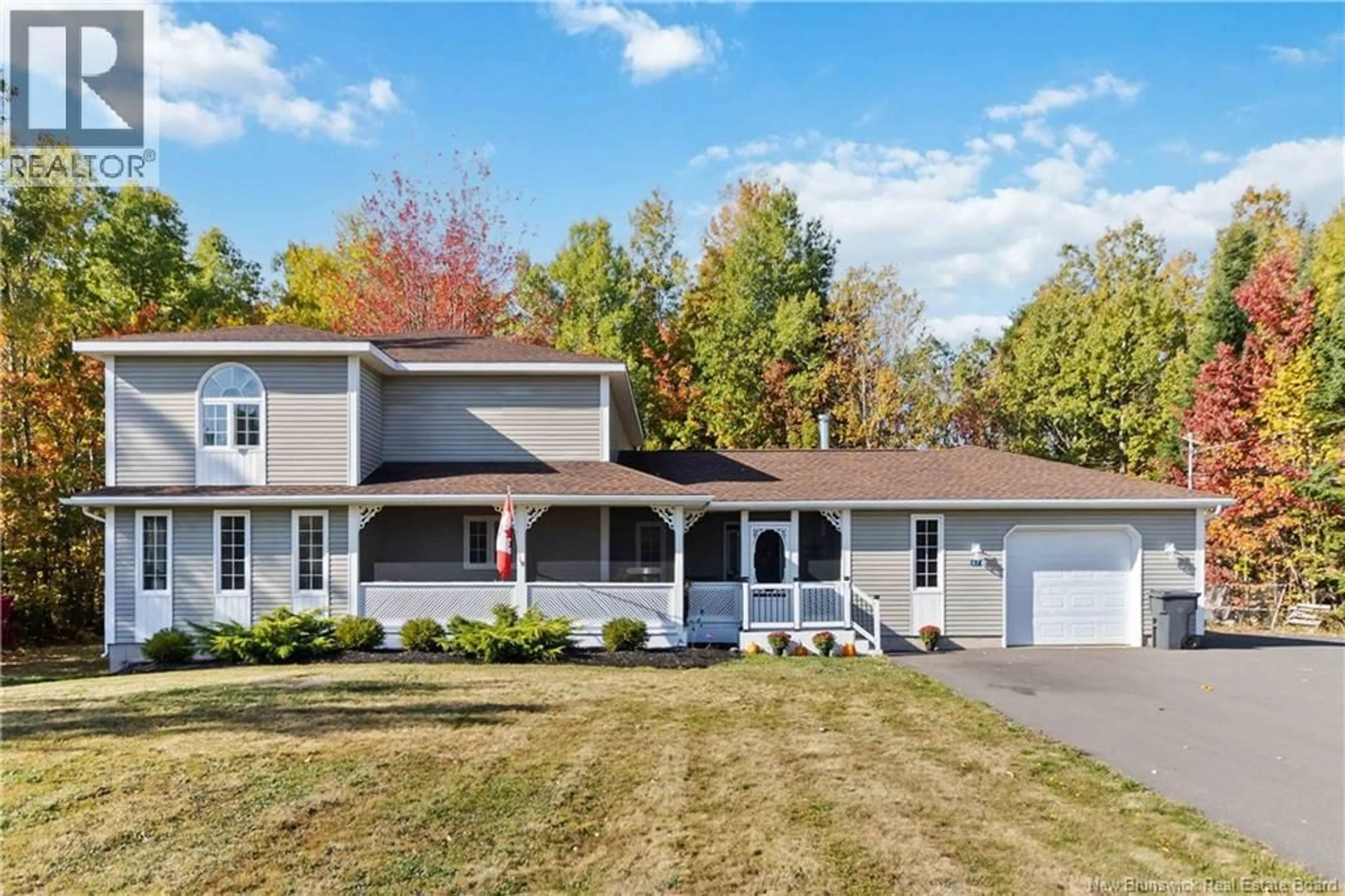 Home with vinyl exterior material, street for 67 MANOR RIDGE, Lower Coverdale New Brunswick E1J1J4