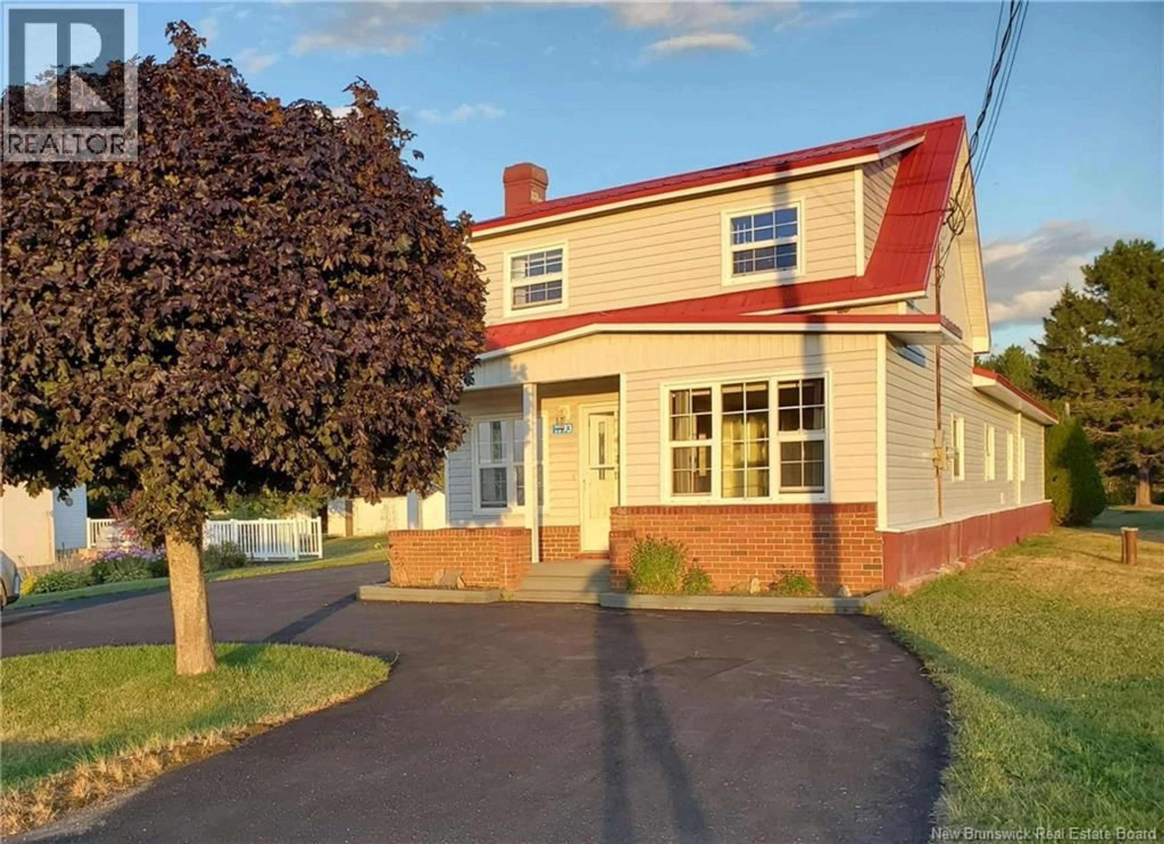 Home with brick exterior material, street for 1193 SAINT-CHARLES SUD, Saint-Charles New Brunswick E4W4W1