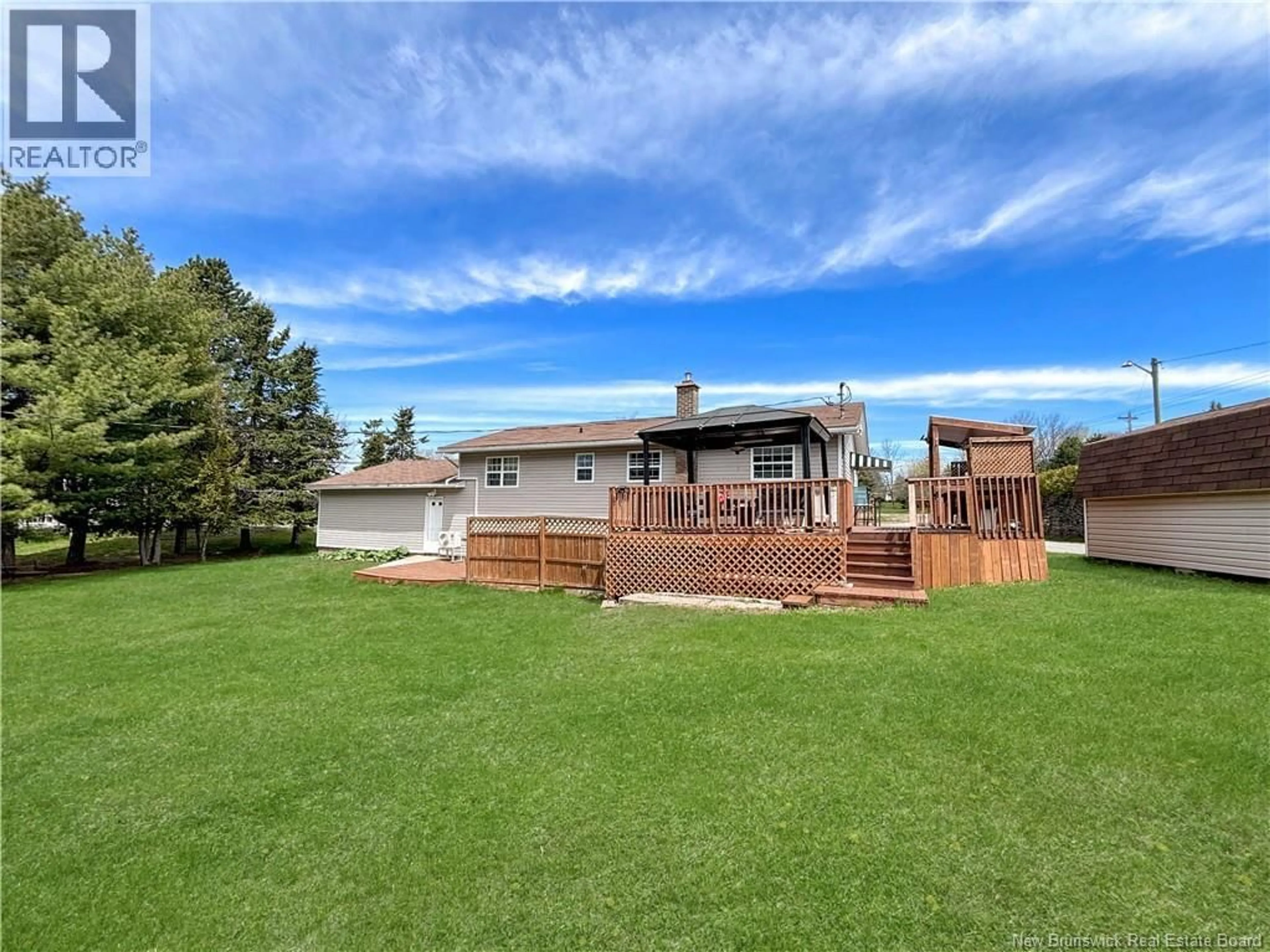 A pic from outside/outdoor area/front of a property/back of a property/a pic from drone, mountain view for 1 GRANT DRIVE, Quispamsis New Brunswick E2E1A3