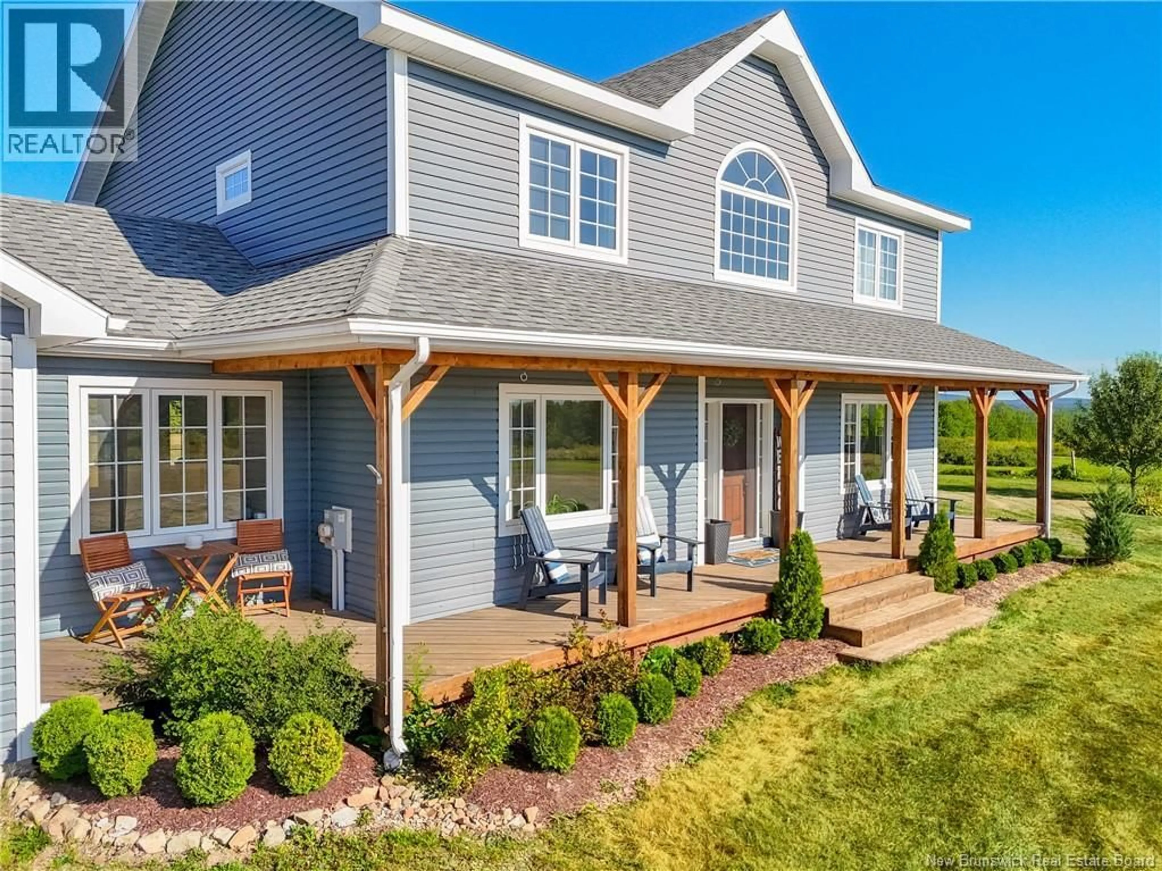 Home with vinyl exterior material, water/lake/river/ocean view for 1425 ROUTE 605, Millville New Brunswick E6E0A2