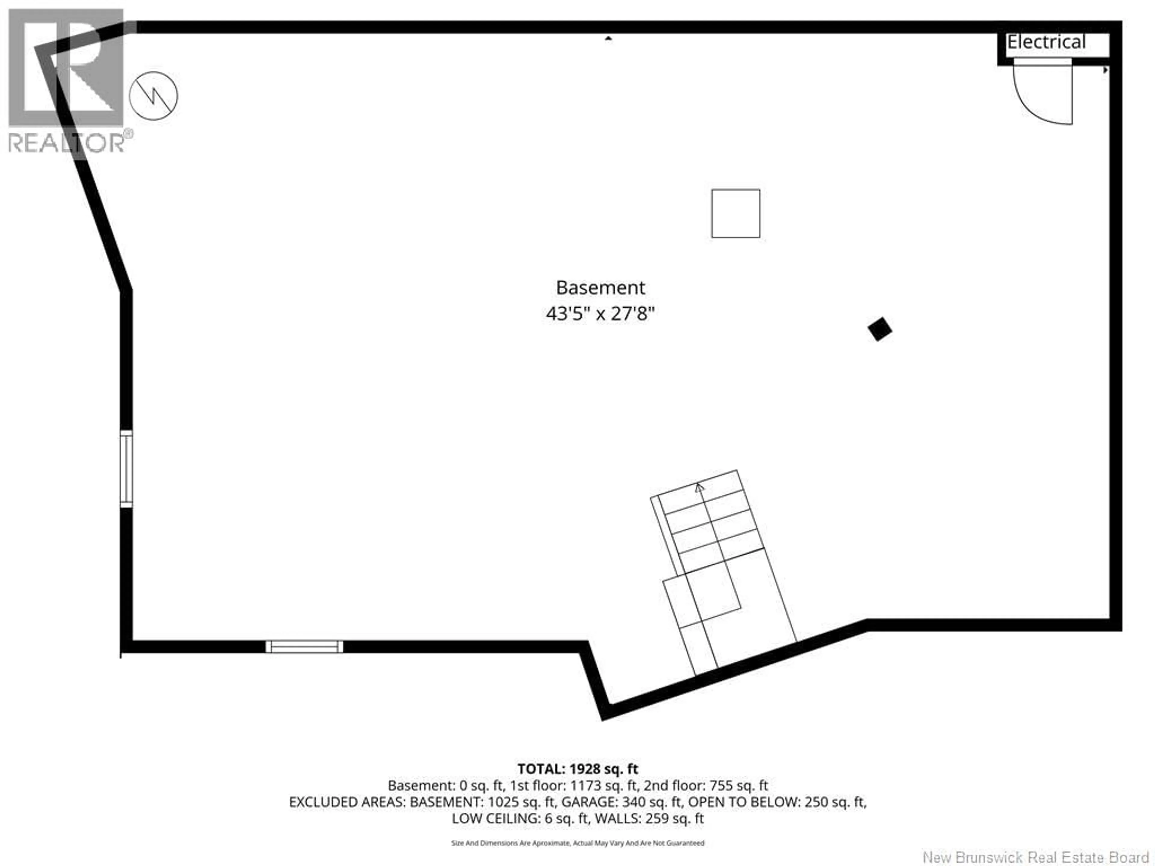 Floor plan for 1238 DES HIRONDELLES, Cap-Pelé New Brunswick E4N1R7