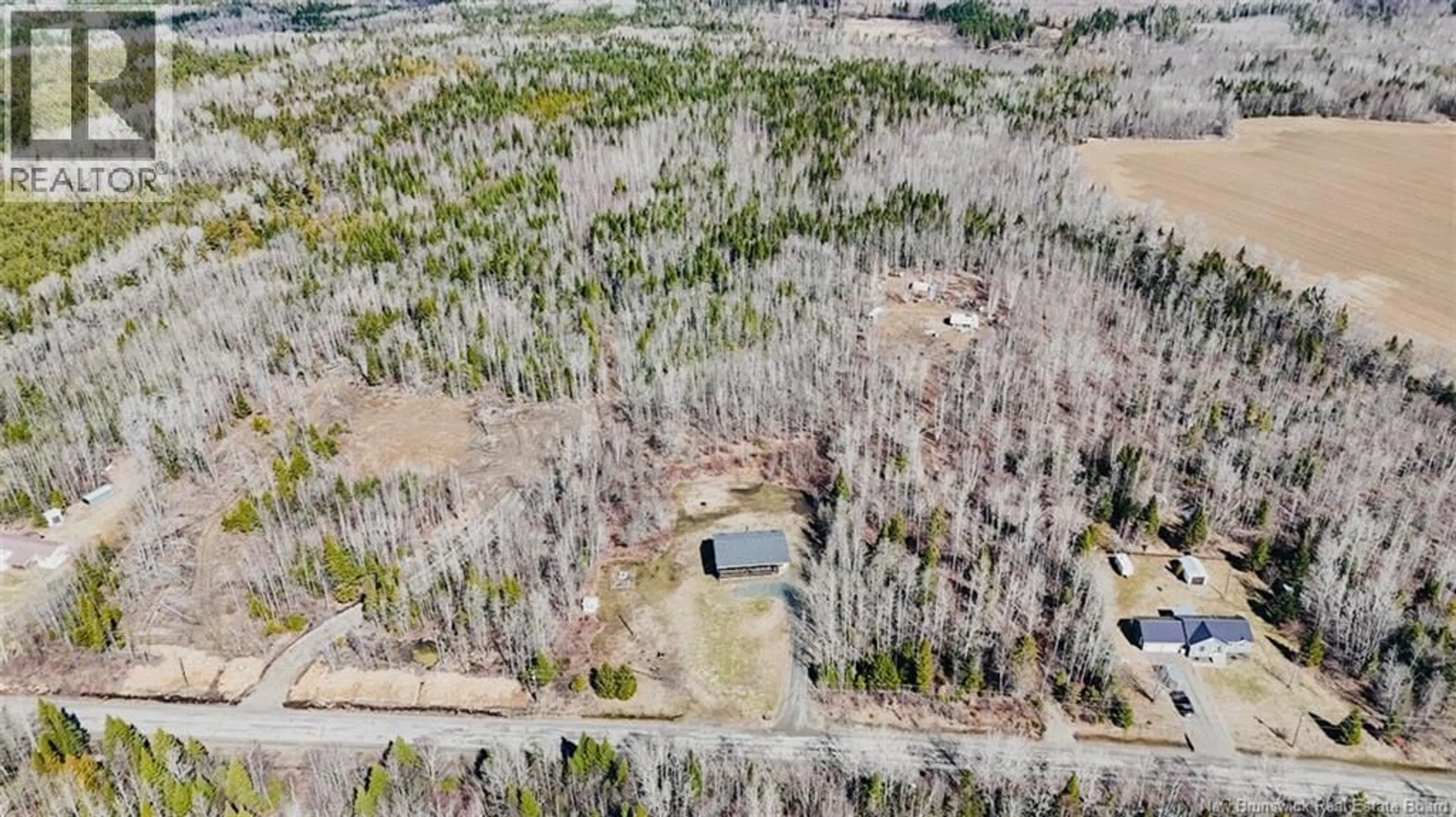 A pic from outside/outdoor area/front of a property/back of a property/a pic from drone, forest/trees view for 276 MELVILLE ROAD, Lansdowne New Brunswick E7L3X3