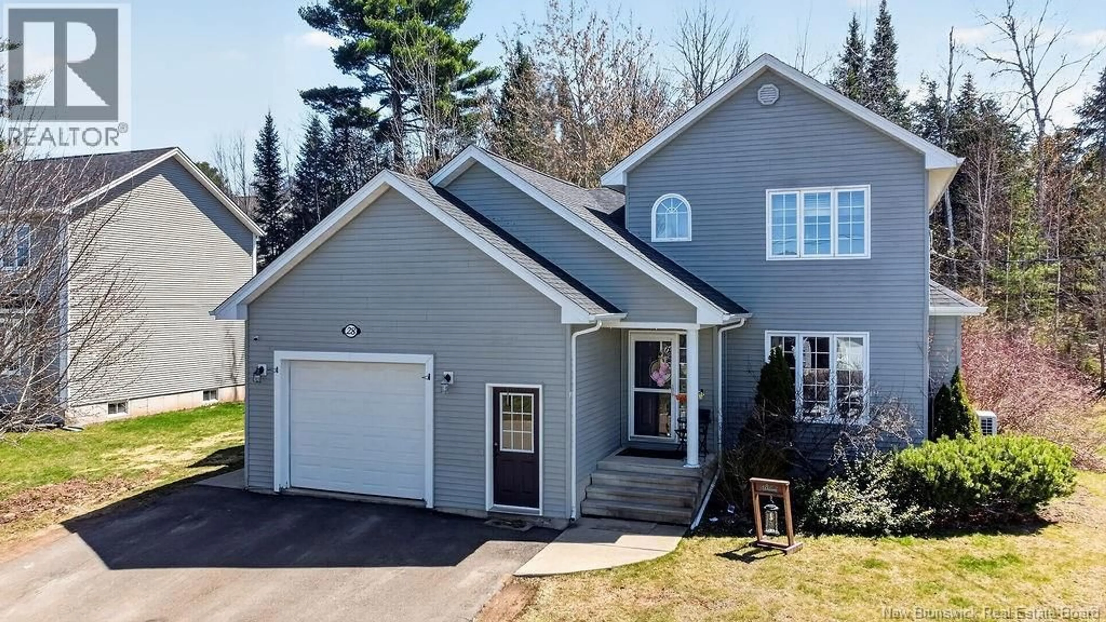 Home with vinyl exterior material, street for 28 GLENFOREST DRIVE, Riverview New Brunswick E1B4X3