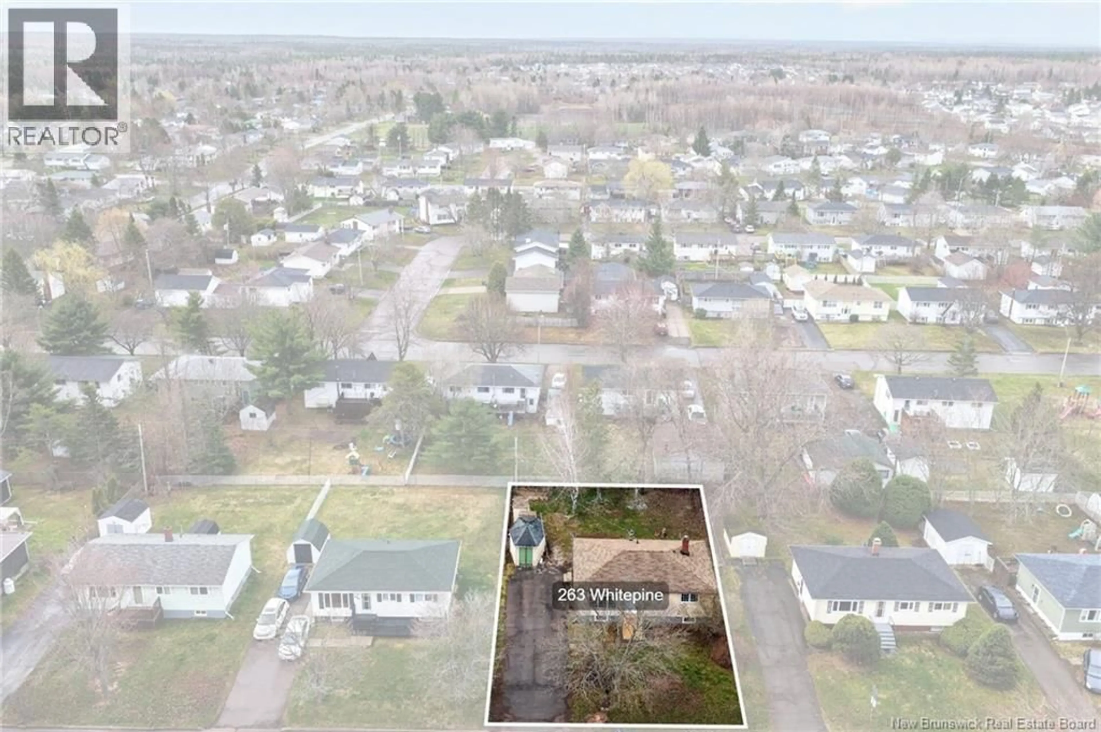 A pic from outside/outdoor area/front of a property/back of a property/a pic from drone, street for 263 WHITEPINE STREET, Riverview New Brunswick E1B2X2