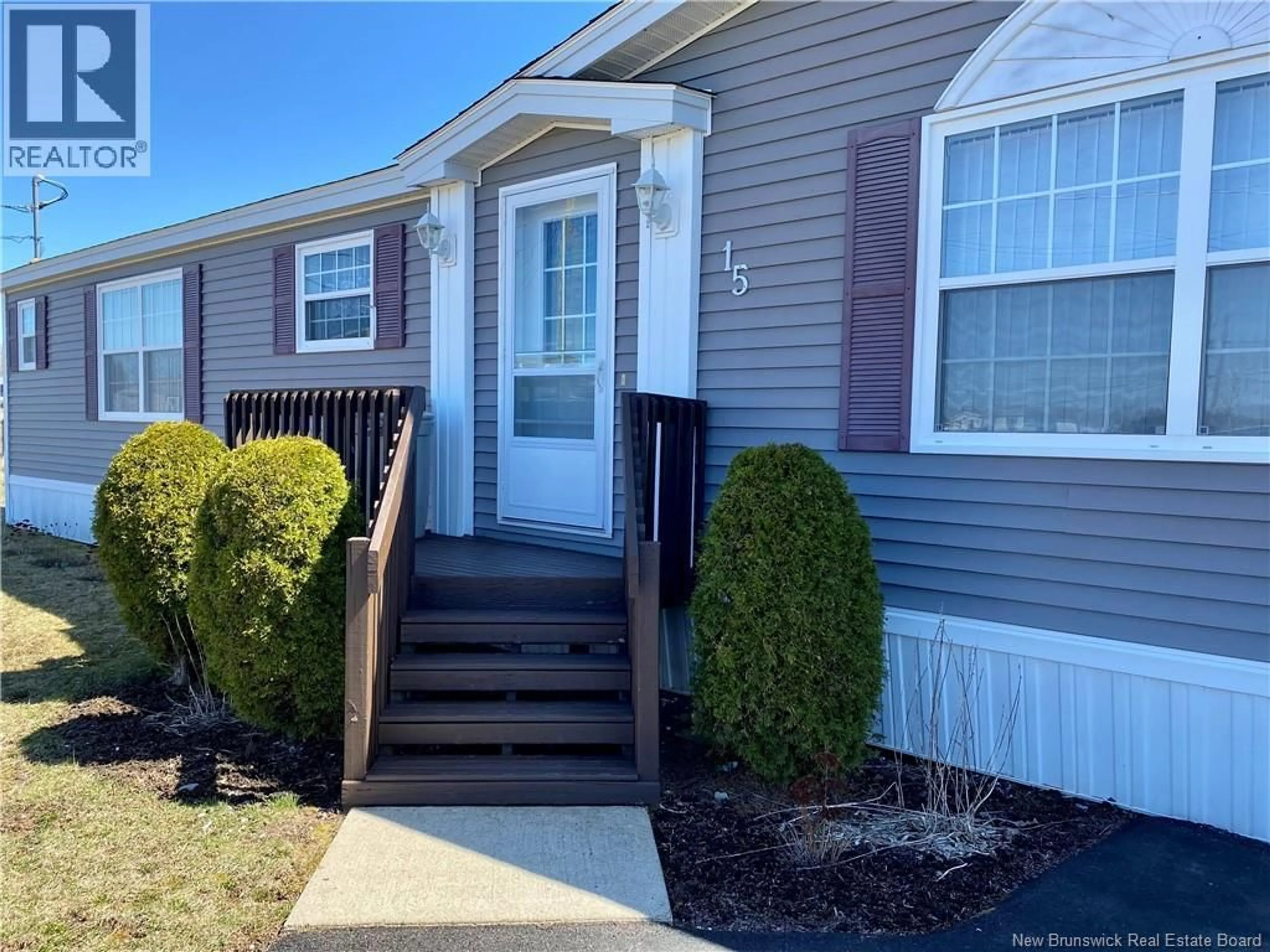 Home with vinyl exterior material, street for 15 SPRINGFIELD COURT, Riverview New Brunswick E1B0C9