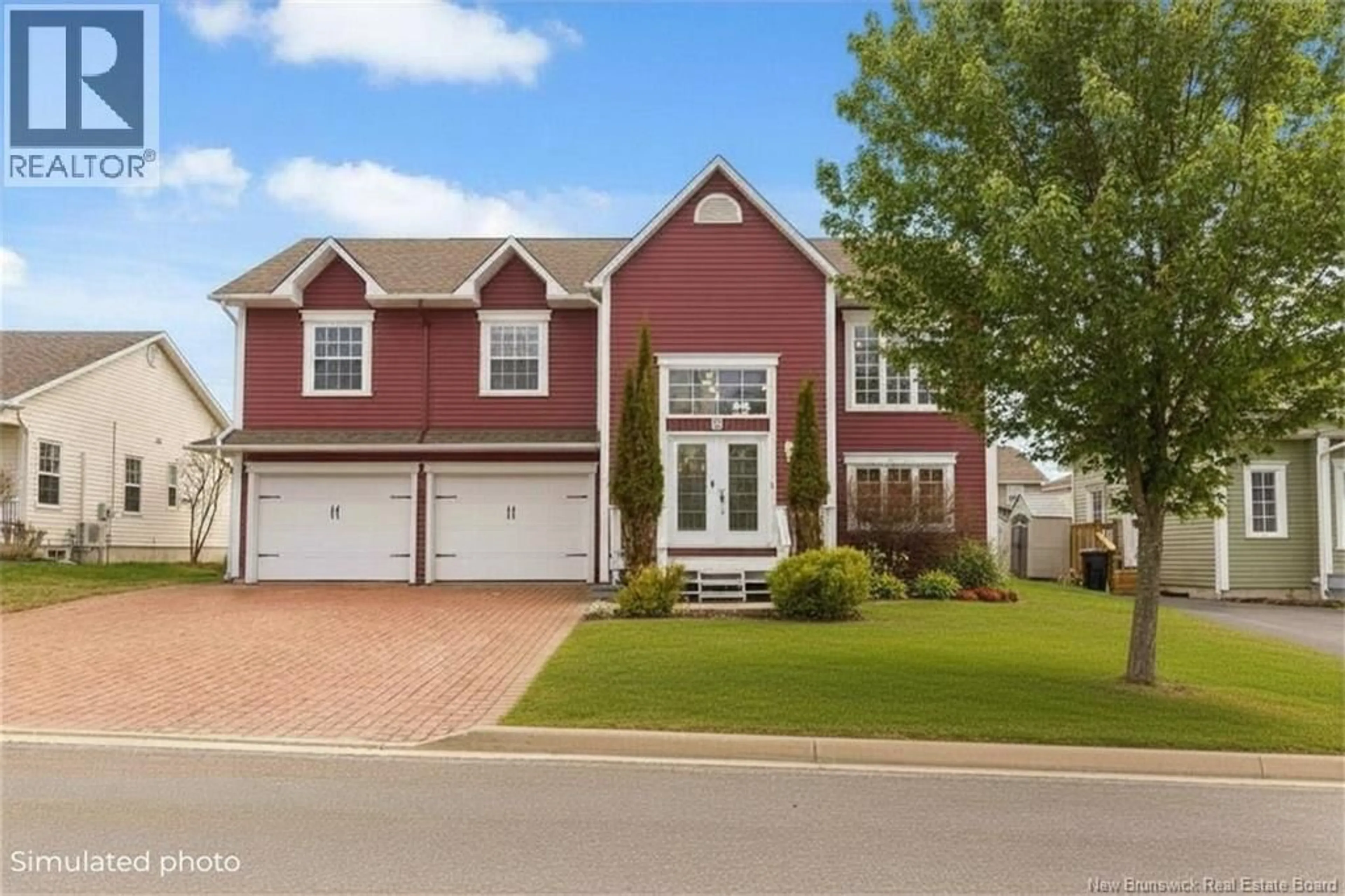 Home with vinyl exterior material, street for 154 JEREMY STREET, Fredericton New Brunswick E3A5V6