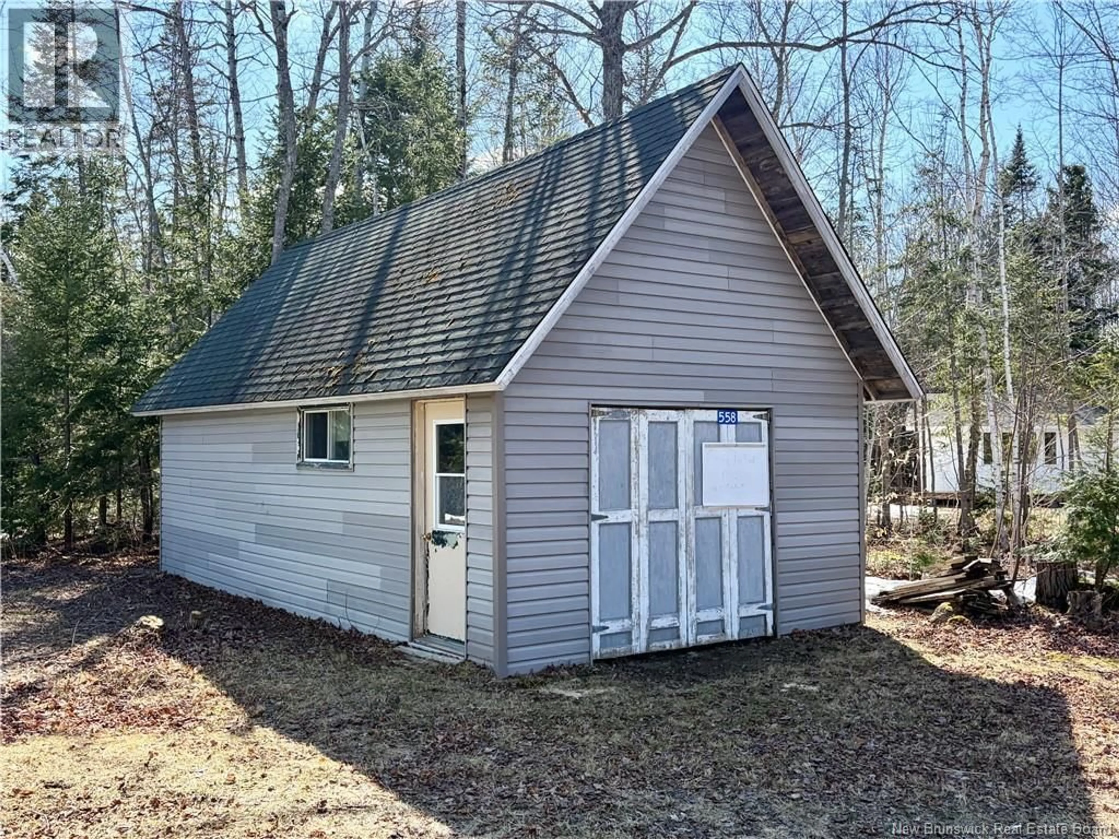 Shed for Lot CAMP CHARLO DAM ROAD, Charlo New Brunswick E8E2T2