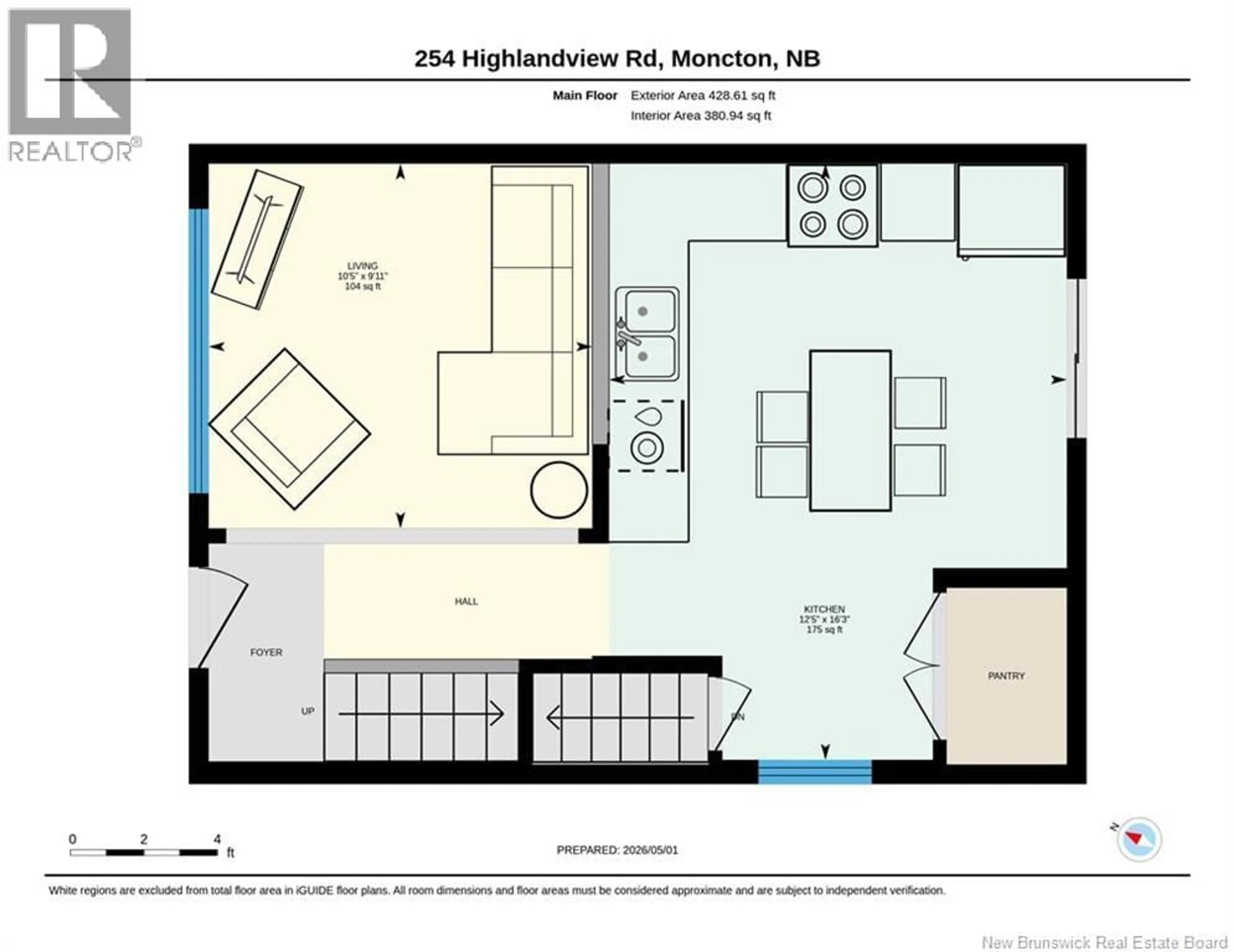 Floor plan for 254 HIGHLANDVIEW ROAD, Moncton New Brunswick E1A2L3
