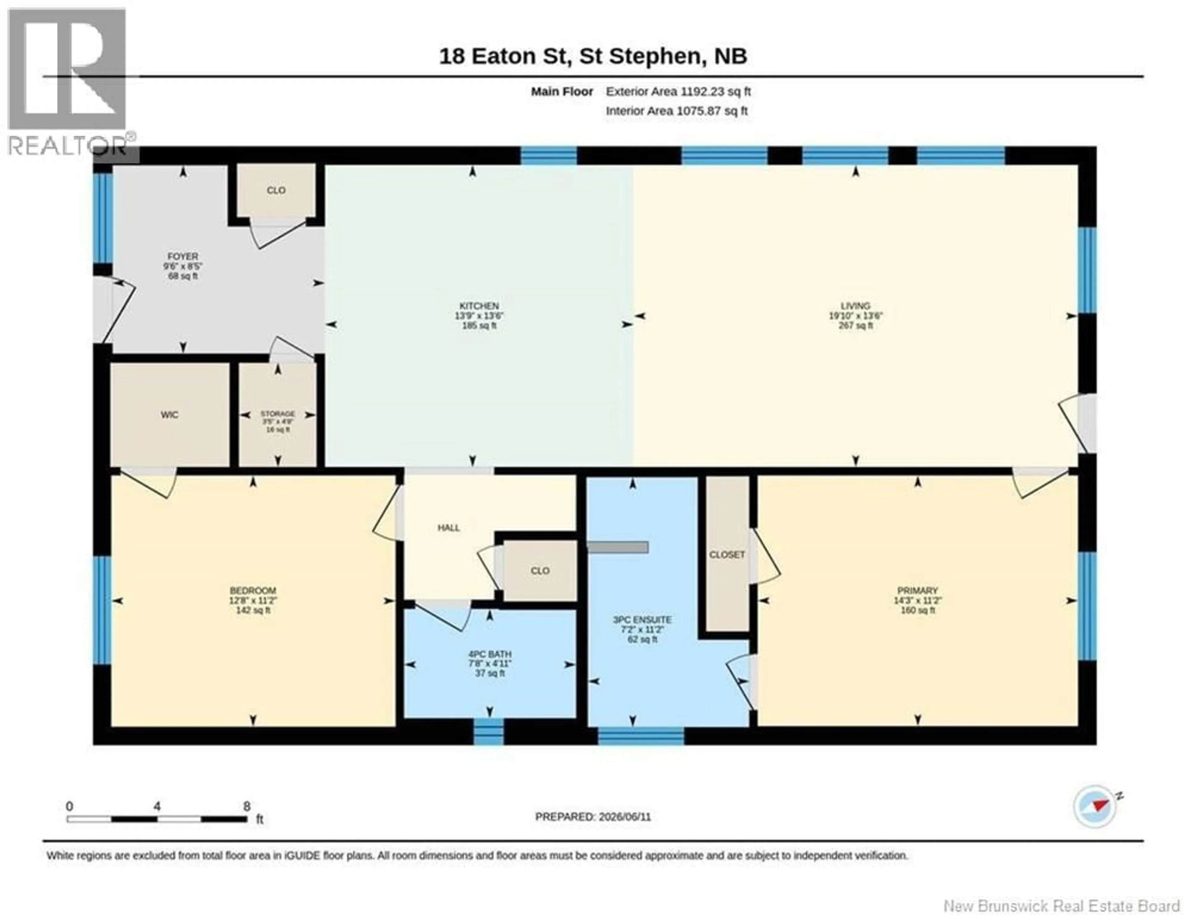 Floor plan for 18 EATON STREET, Milltown New Brunswick E3L1E7