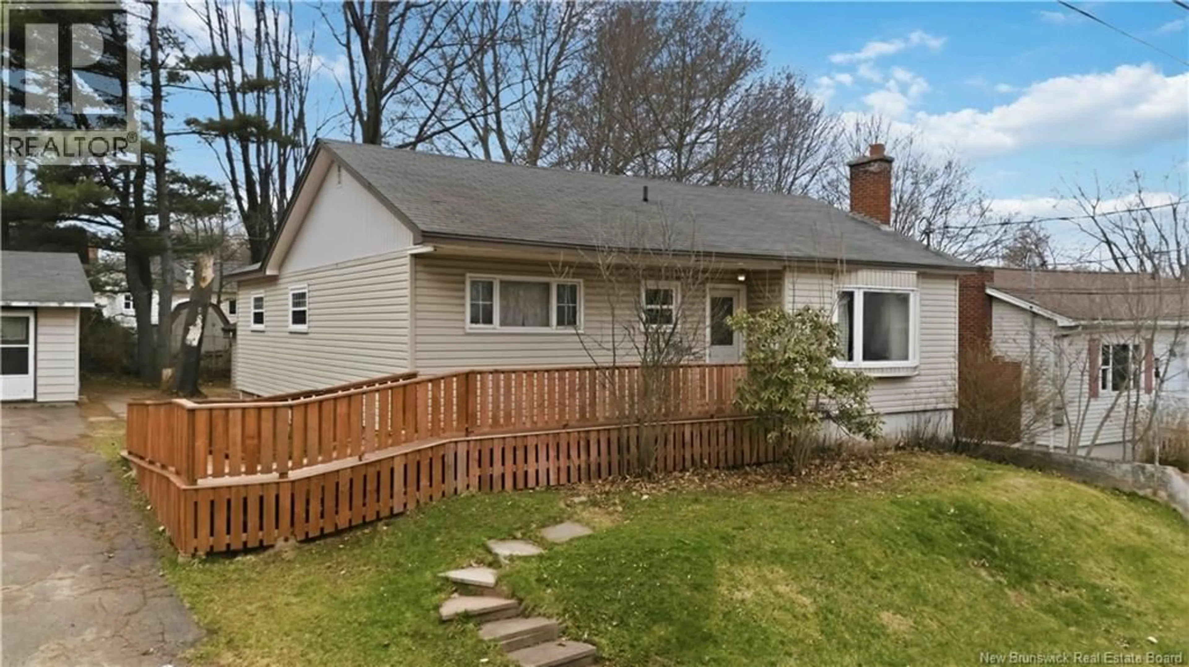 Home with vinyl exterior material, street for 232 LESLIE STREET, Moncton New Brunswick E1C6M9