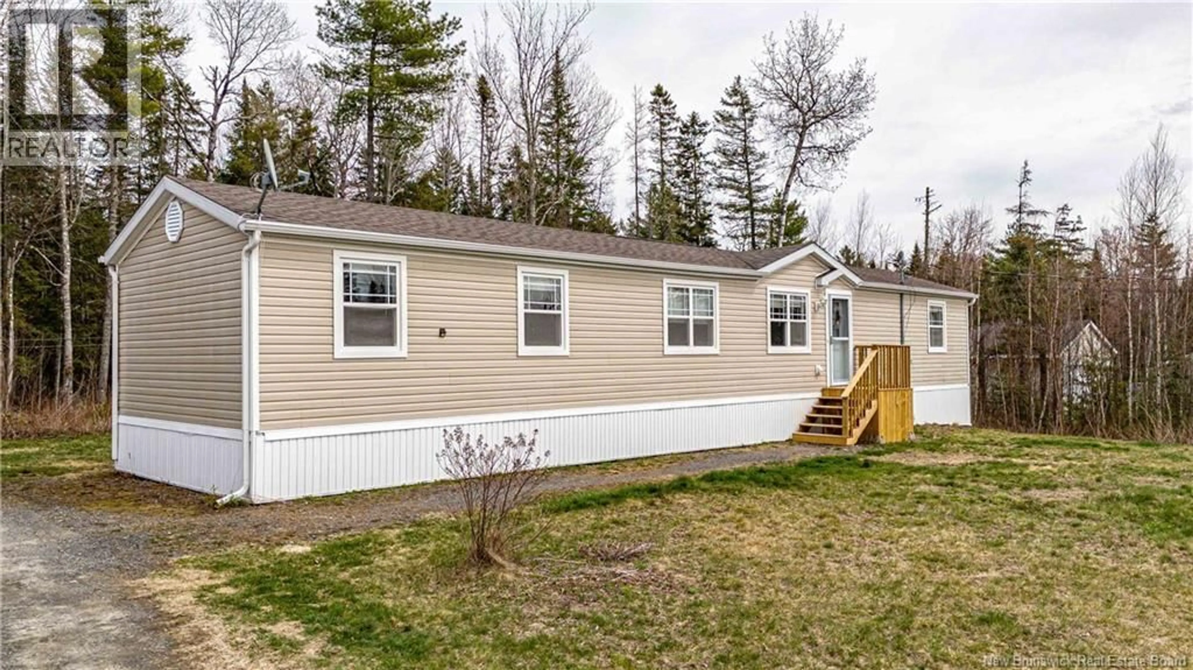 Home with vinyl exterior material, street for 1534 WILSEY ROAD, Rusagonis New Brunswick E3B9T5