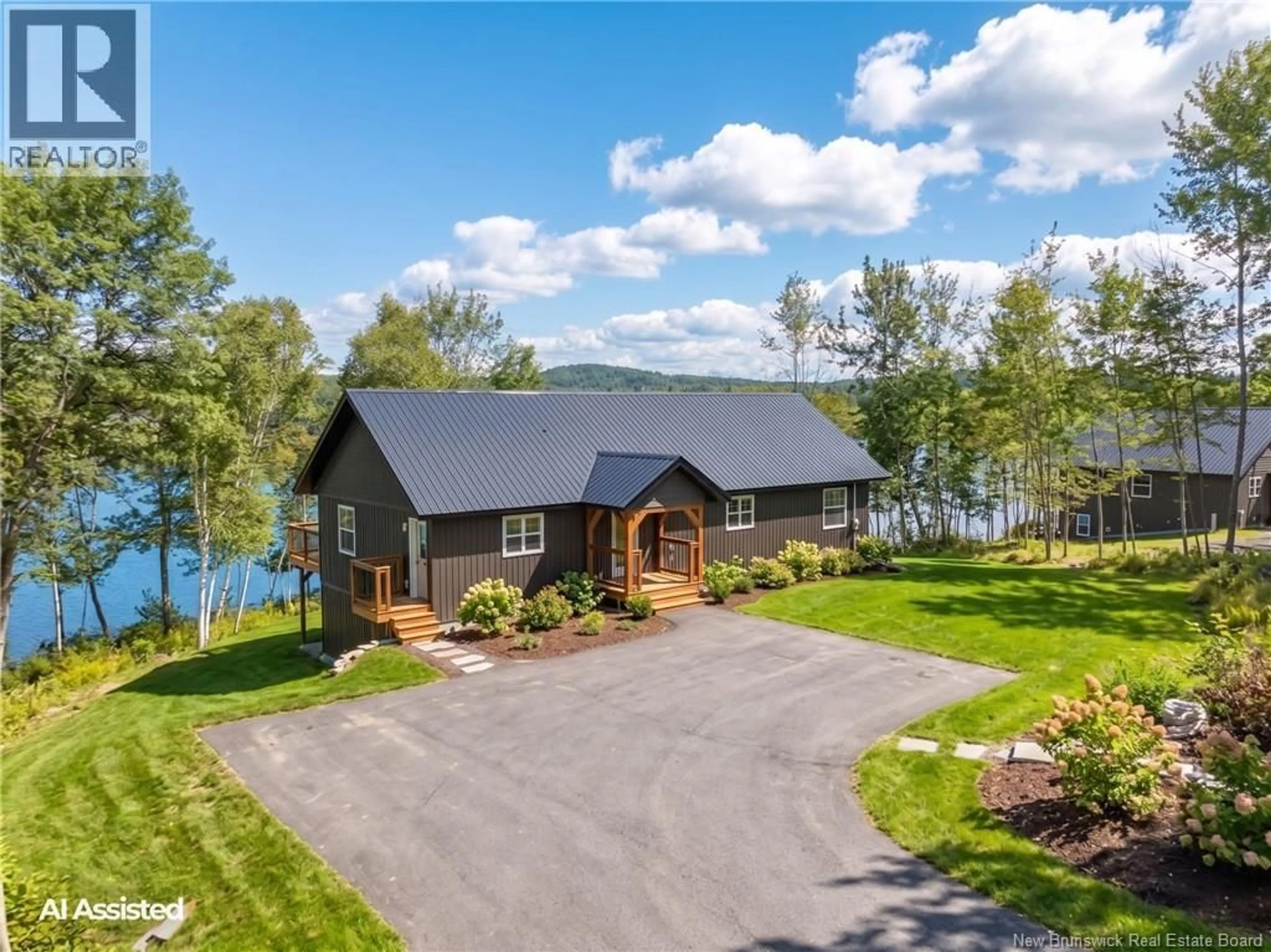 A pic from outside/outdoor area/front of a property/back of a property/a pic from drone, water/lake/river/ocean view for House and Lot TEMPLE ROAD, Ritchie New Brunswick E6H1H4