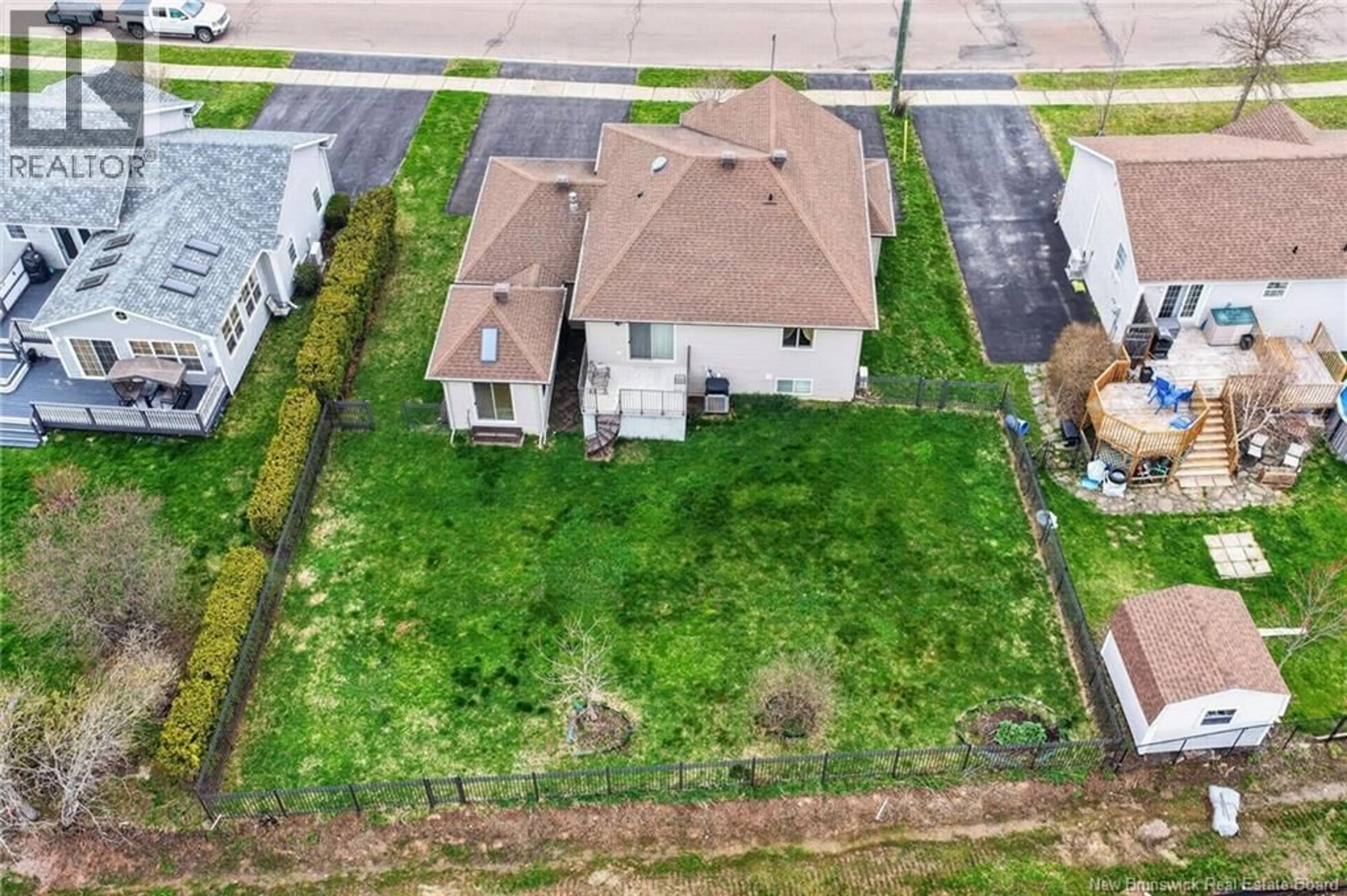 A pic from outside/outdoor area/front of a property/back of a property/a pic from drone, street for 92 AUGUSTA TERRACE, Moncton New Brunswick E1G5B7