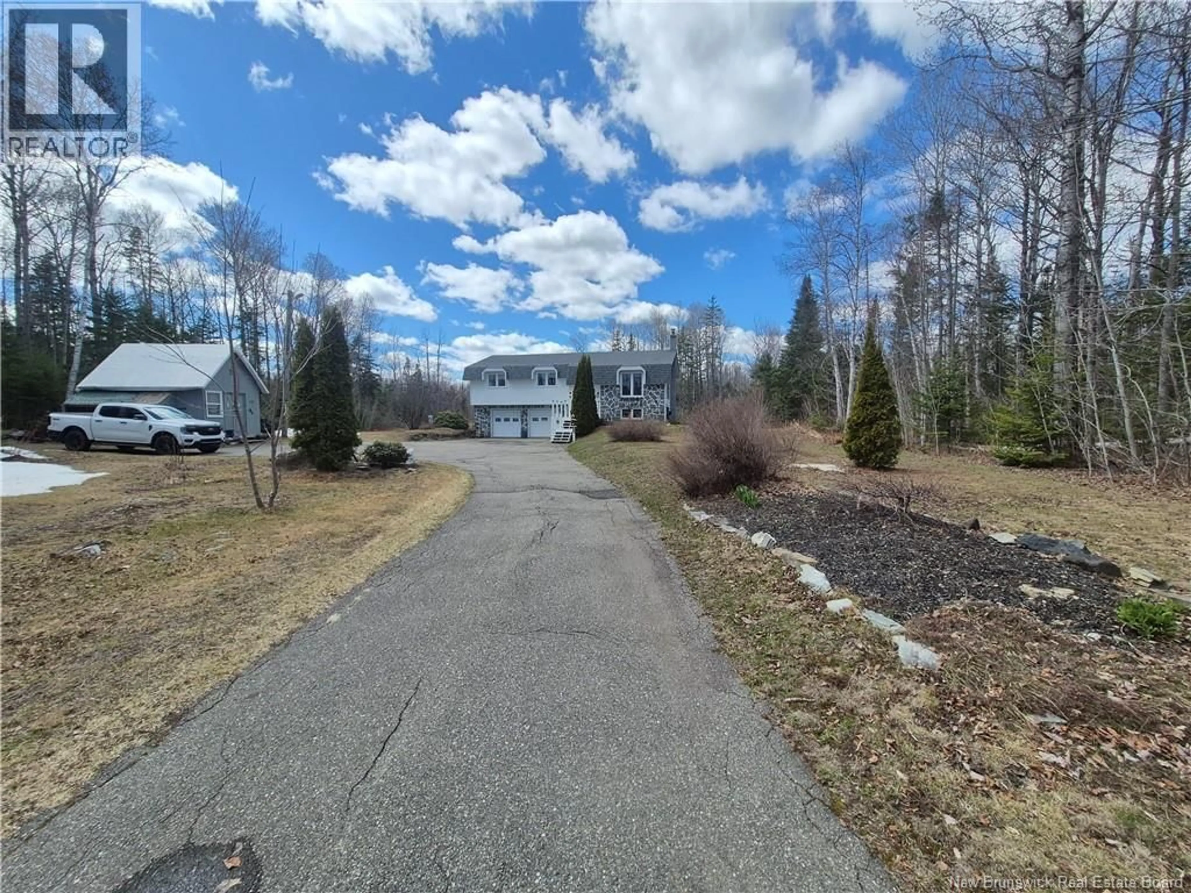 A pic from outside/outdoor area/front of a property/back of a property/a pic from drone, unknown for 2533 ROUTE 322, Saint-Laurent New Brunswick E8K3K4