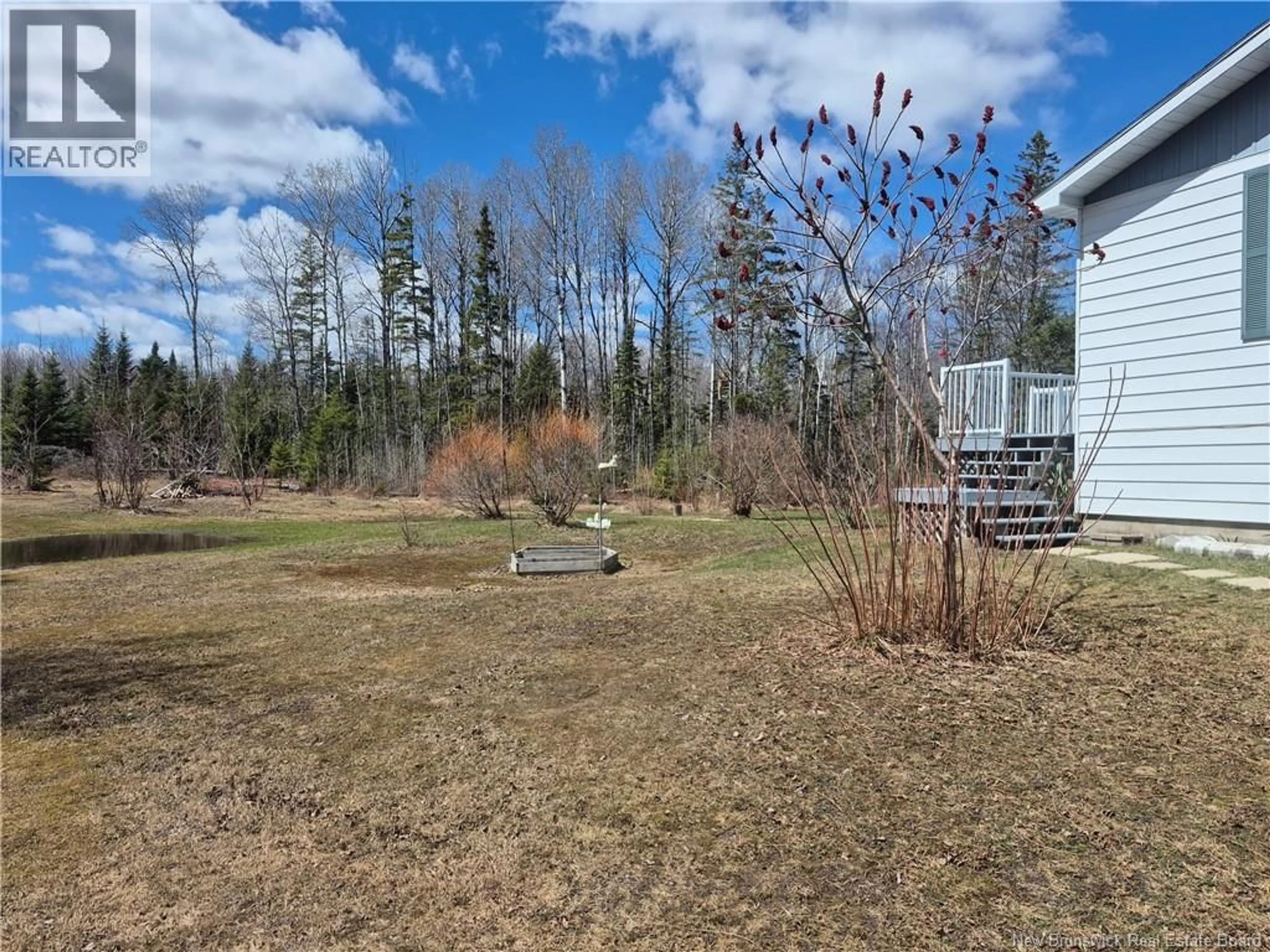 A pic from outside/outdoor area/front of a property/back of a property/a pic from drone, forest/trees view for 2533 ROUTE 322, Saint-Laurent New Brunswick E8K3K4