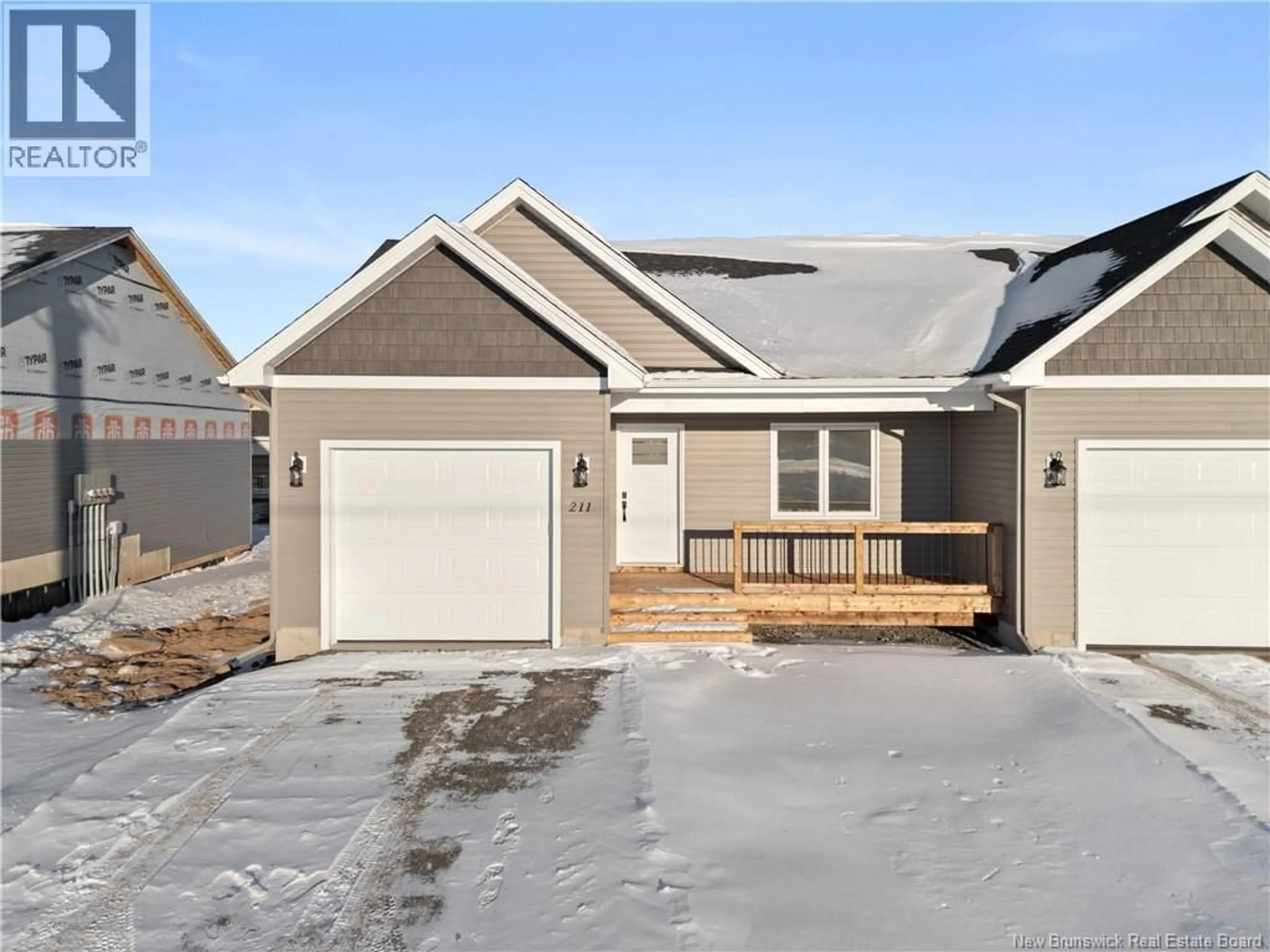 Home with vinyl exterior material, street for 243 SIMONE GALLANT STREET, Shediac New Brunswick E4P2B7