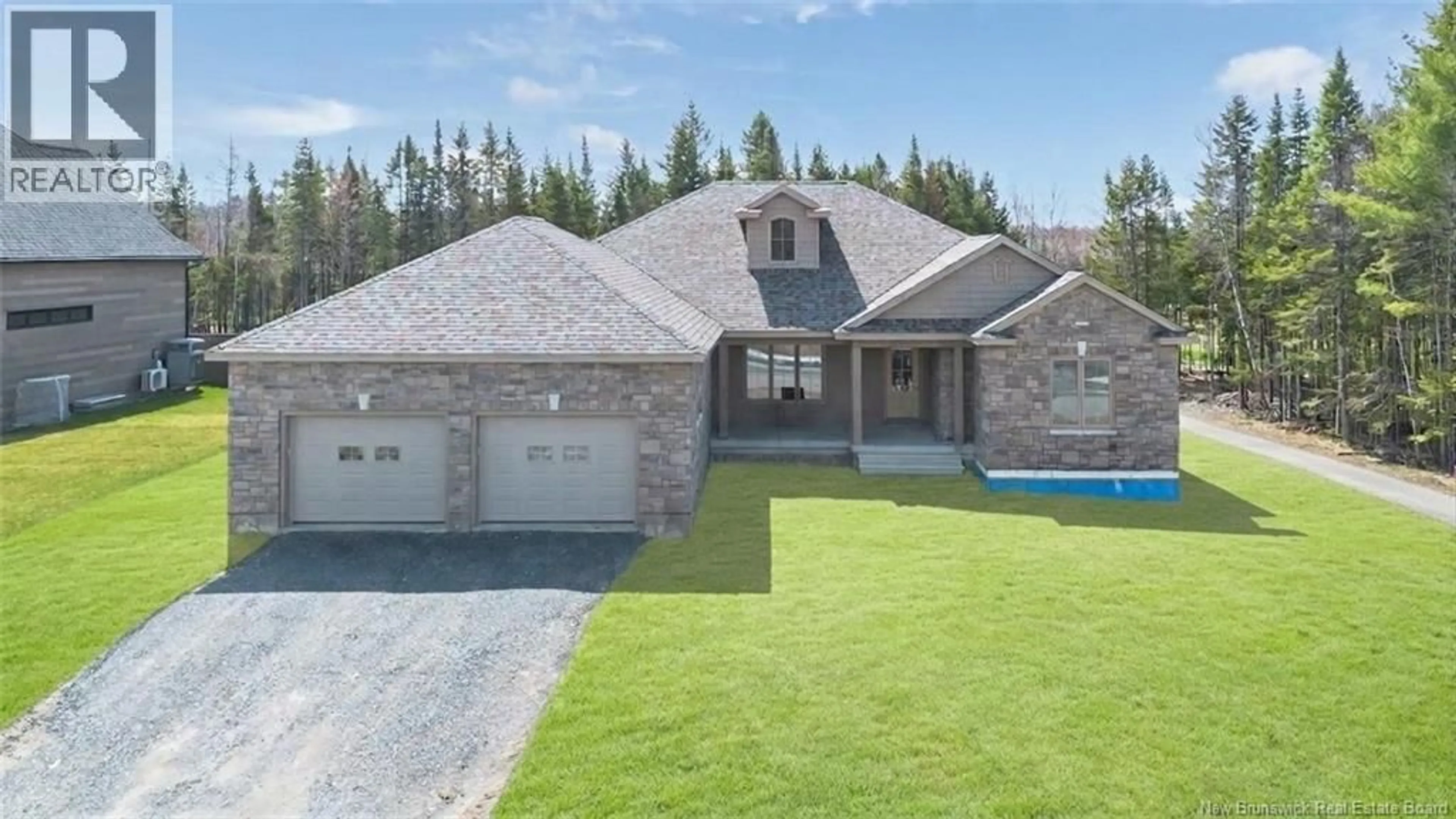 Home with brick exterior material, street for 158 STONEHILL LANE, Fredericton New Brunswick E3G0J6