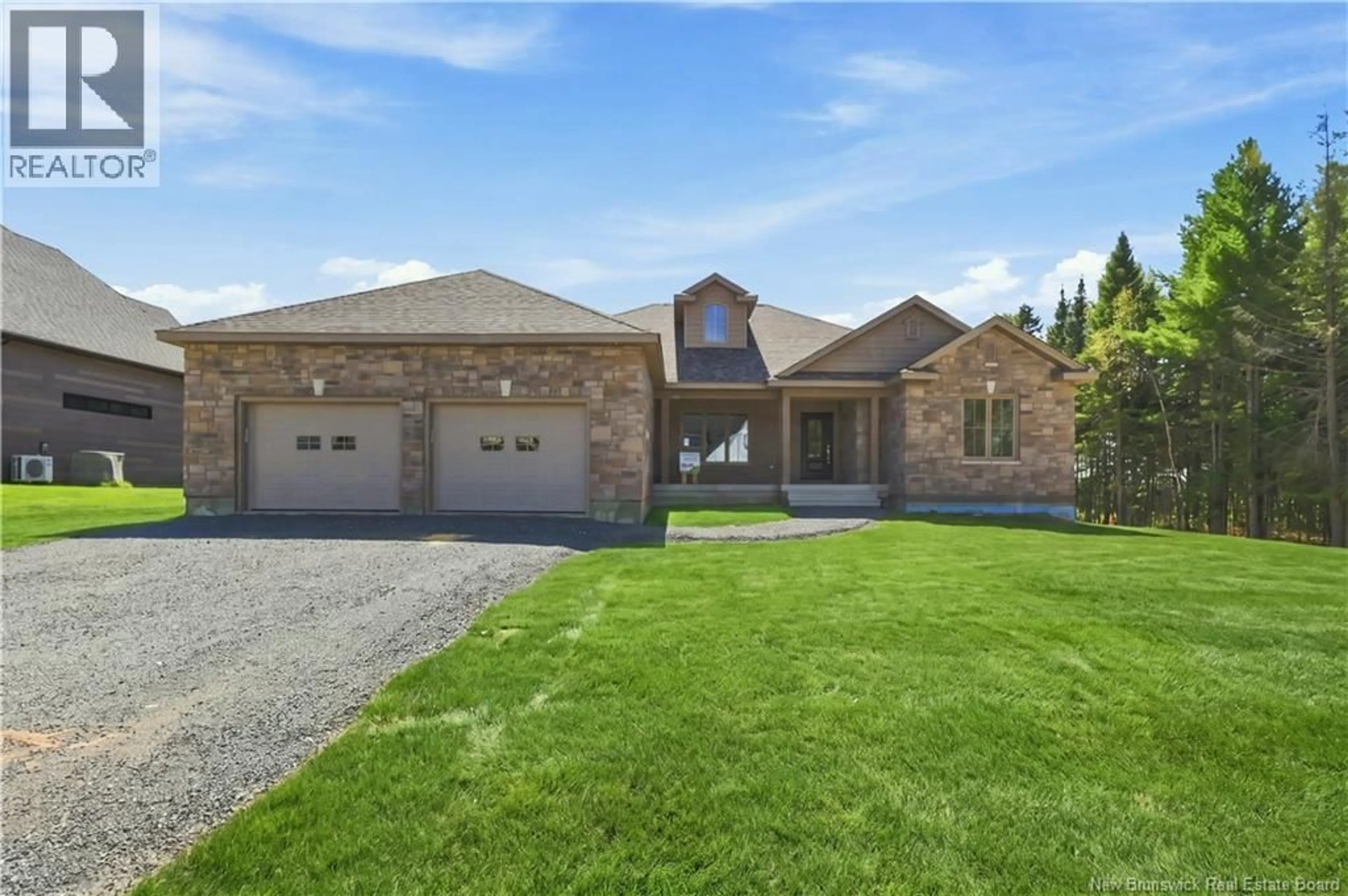 Home with brick exterior material, street for 158 STONEHILL LANE, Fredericton New Brunswick E3G0J6