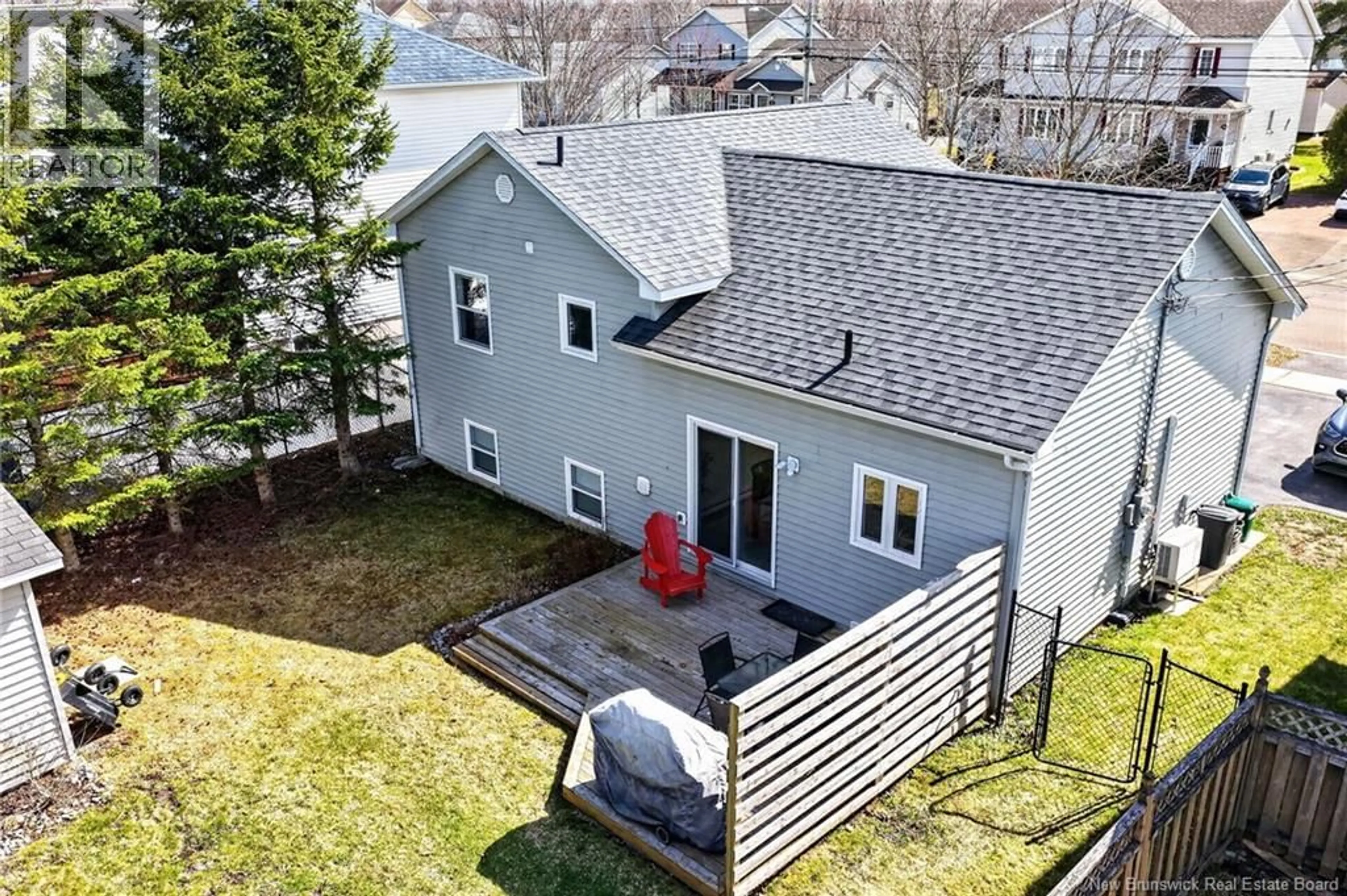 A pic from outside/outdoor area/front of a property/back of a property/a pic from drone, water/lake/river/ocean view for 95 RENNICK ROAD, Moncton New Brunswick E1G7Y6