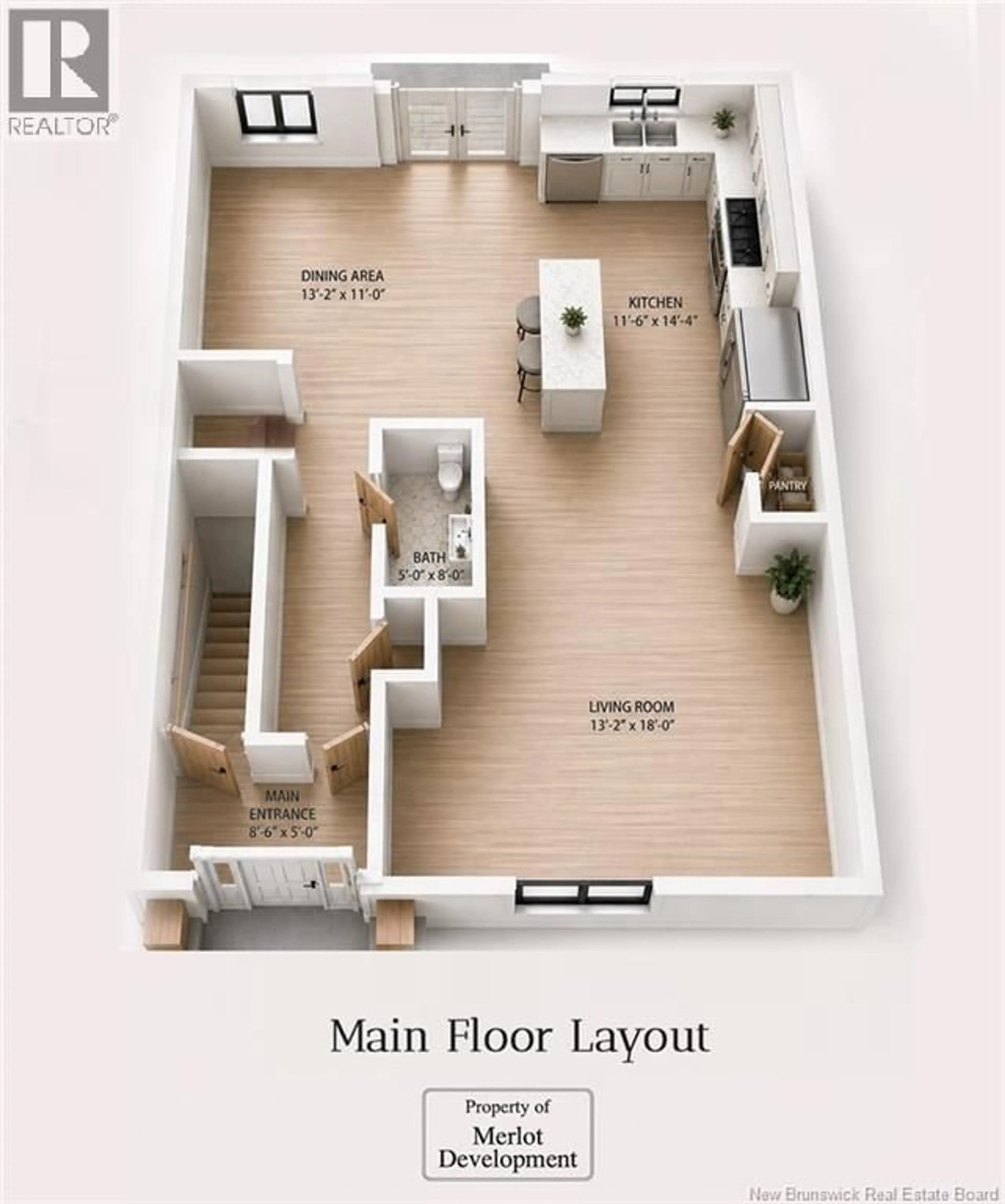 Floor plan for 16 RUE SEBASTIEN, Dieppe New Brunswick E1A0A2