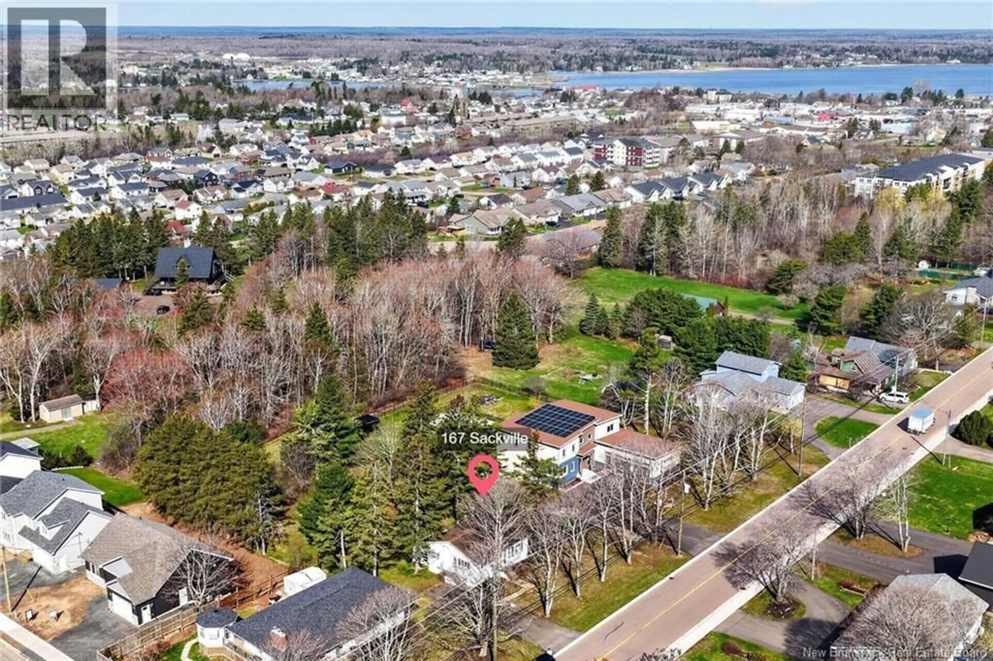 A pic from outside/outdoor area/front of a property/back of a property/a pic from drone, street for 167 SACKVILLE STREET, Shediac New Brunswick E4P2R1