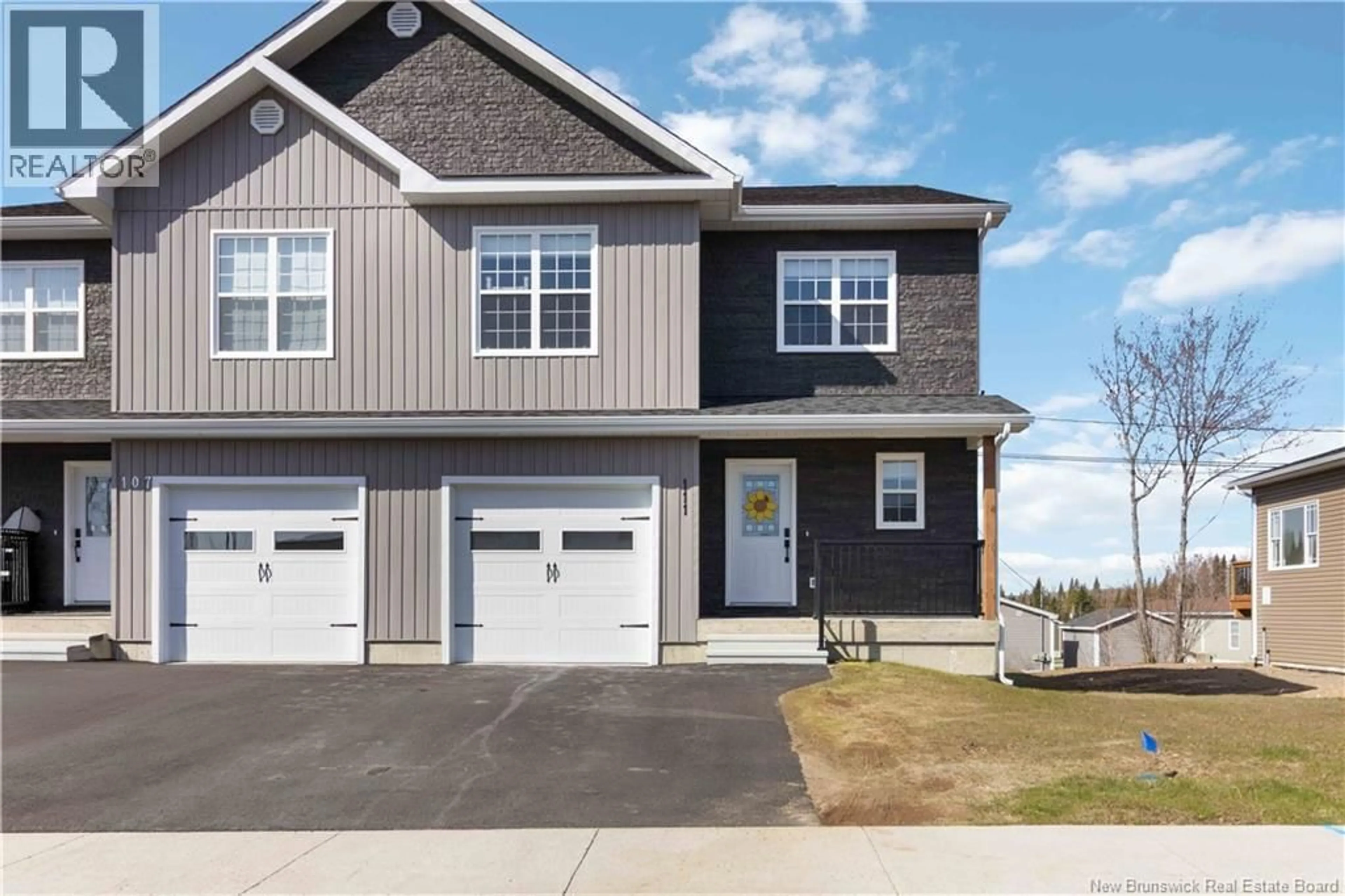 Home with vinyl exterior material, street for 111 GLENNORTH STREET, Fredericton New Brunswick E3G0A3