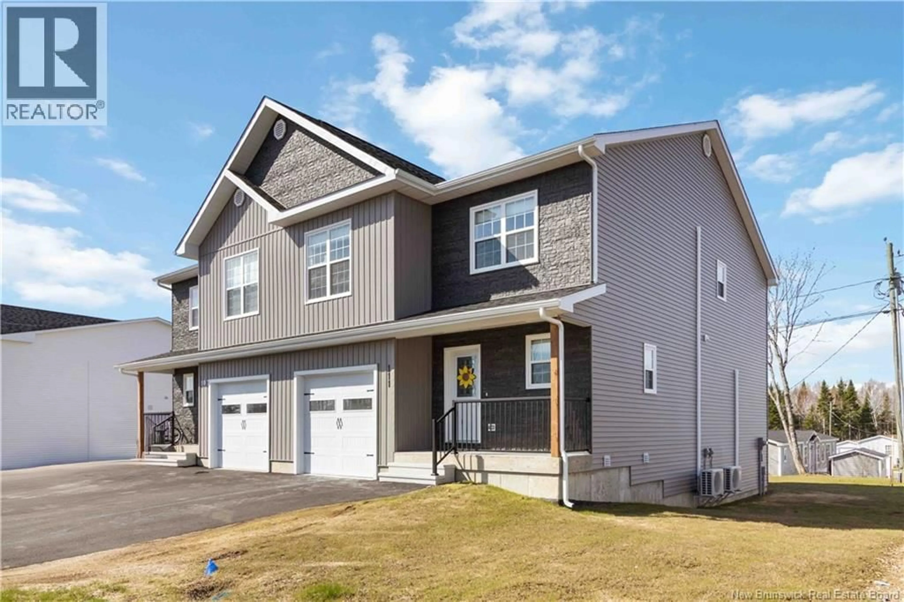 Home with vinyl exterior material, street for 111 GLENNORTH STREET, Fredericton New Brunswick E3G0A3