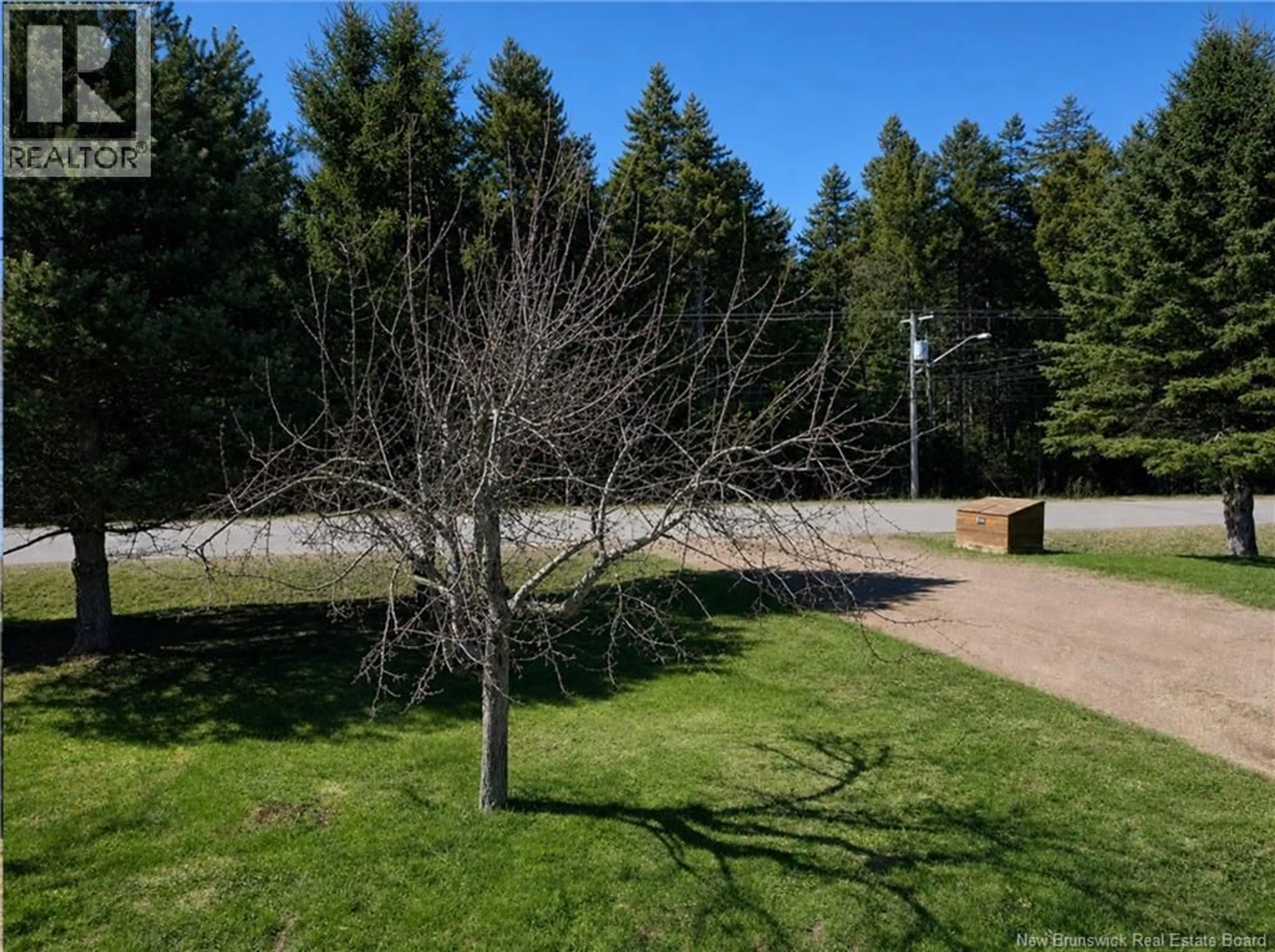 A pic from outside/outdoor area/front of a property/back of a property/a pic from drone, forest/trees view for 75 HESLER DRIVE, Sackville New Brunswick E4L3E7