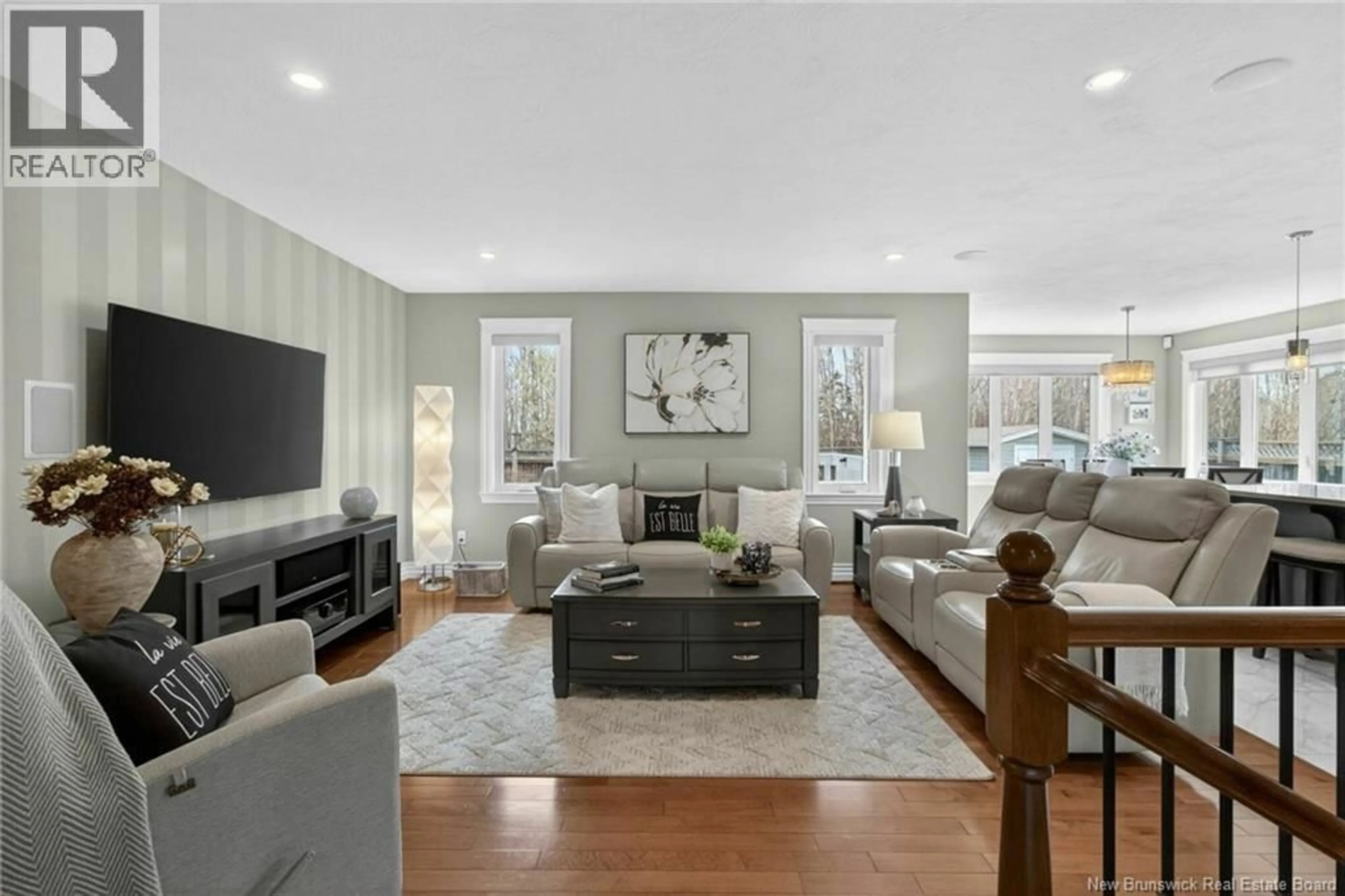 Living room with furniture, unknown for 154 ERINVALE DRIVE, Moncton New Brunswick E1A5S7