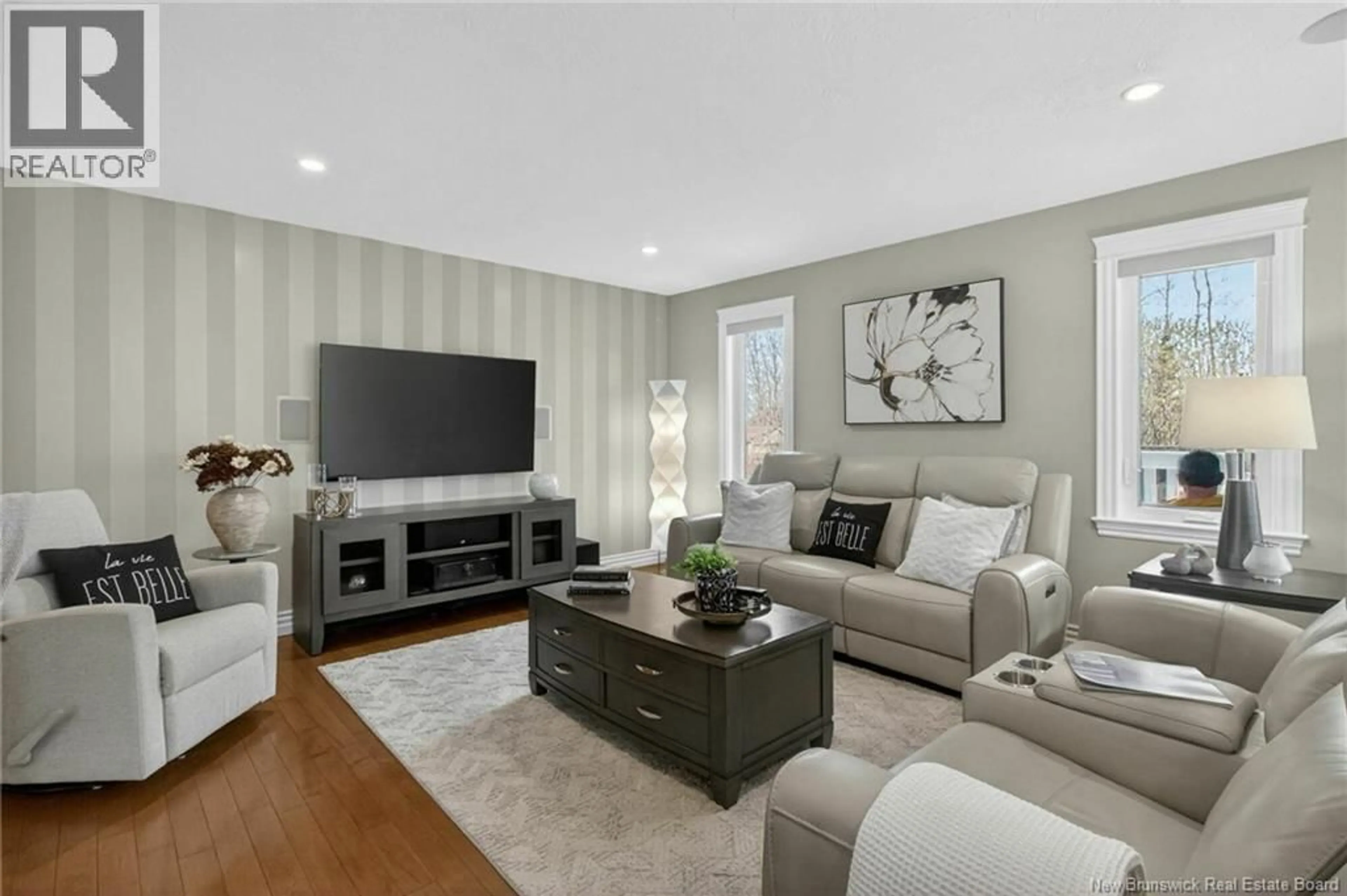 Living room with furniture, unknown for 154 ERINVALE DRIVE, Moncton New Brunswick E1A5S7