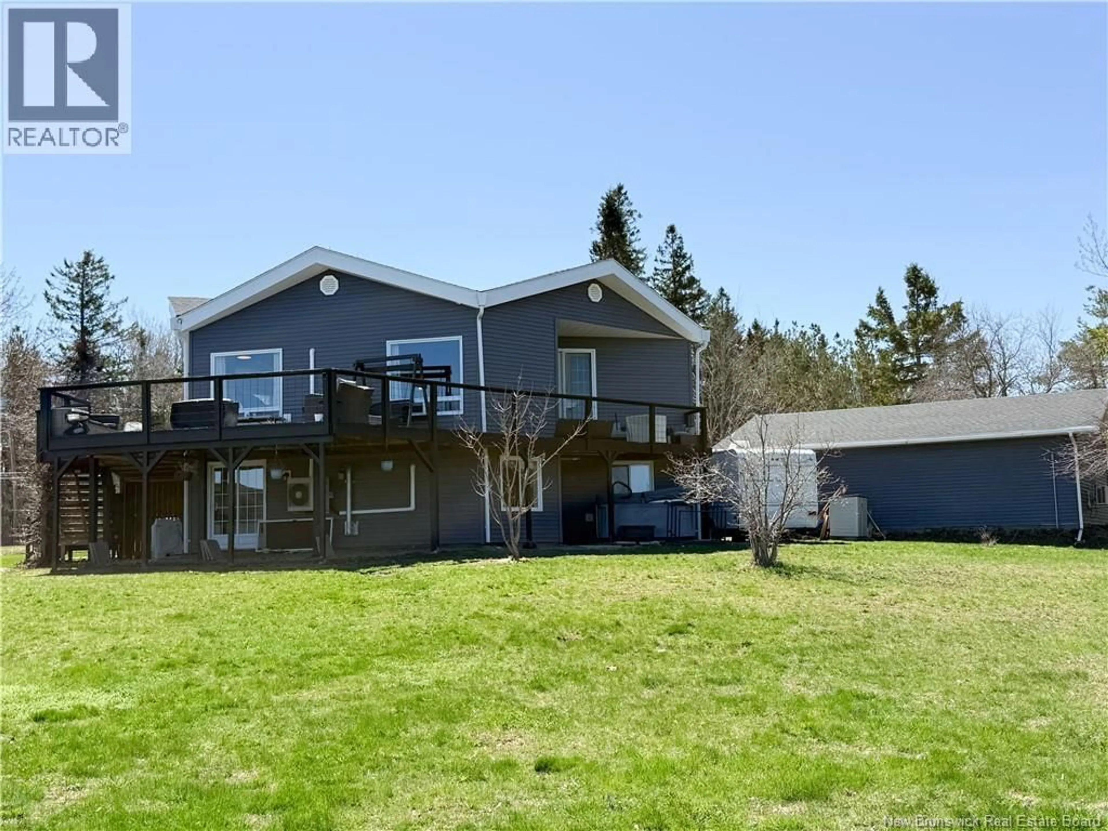 A pic from outside/outdoor area/front of a property/back of a property/a pic from drone, water/lake/river/ocean view for 11 VALLEYVIEW DRIVE, Wards Creek New Brunswick E4E4P5