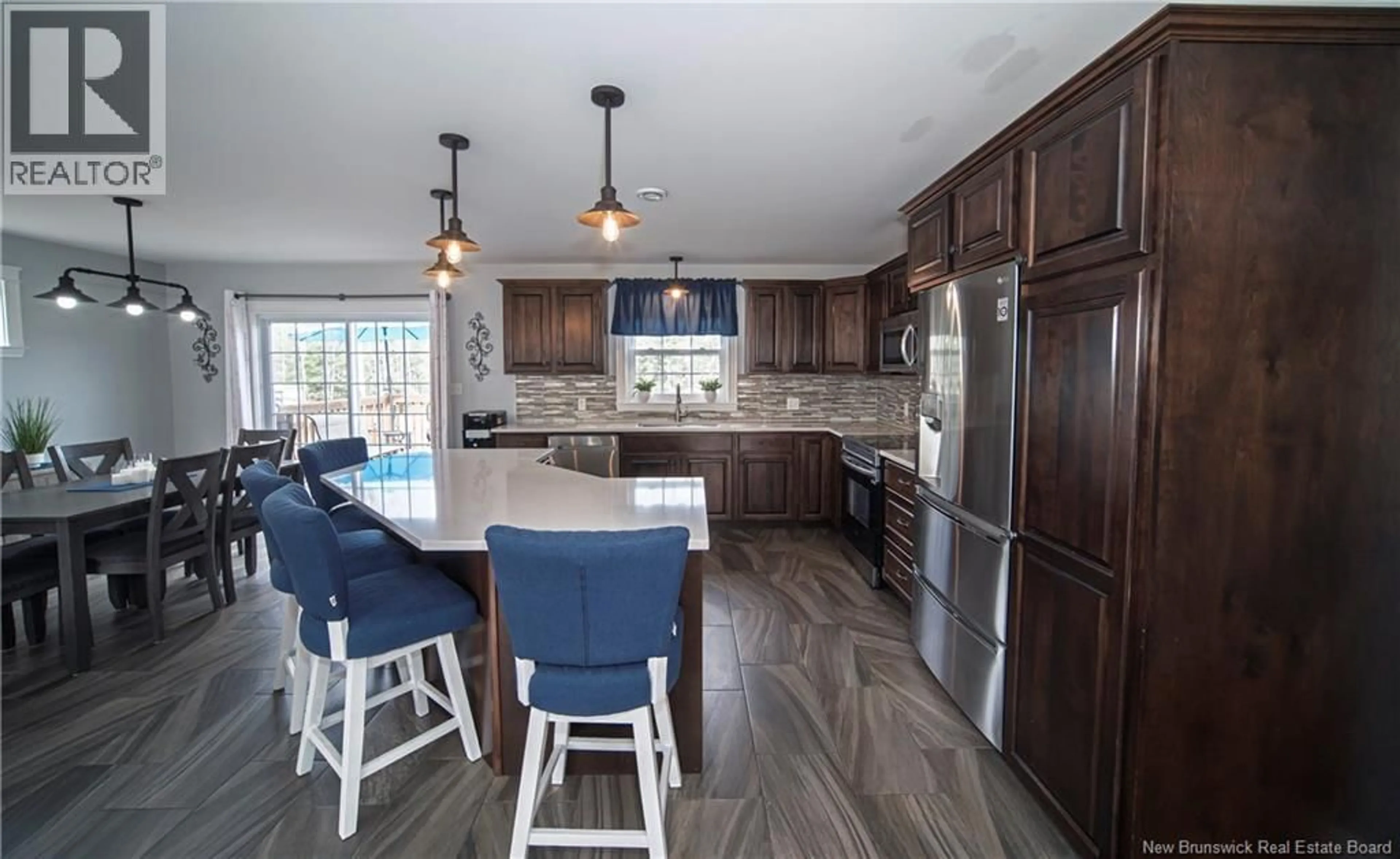 Open concept kitchen, ceramic/tile floor for 4 SANDRA LANE, Geary New Brunswick E2V0L2