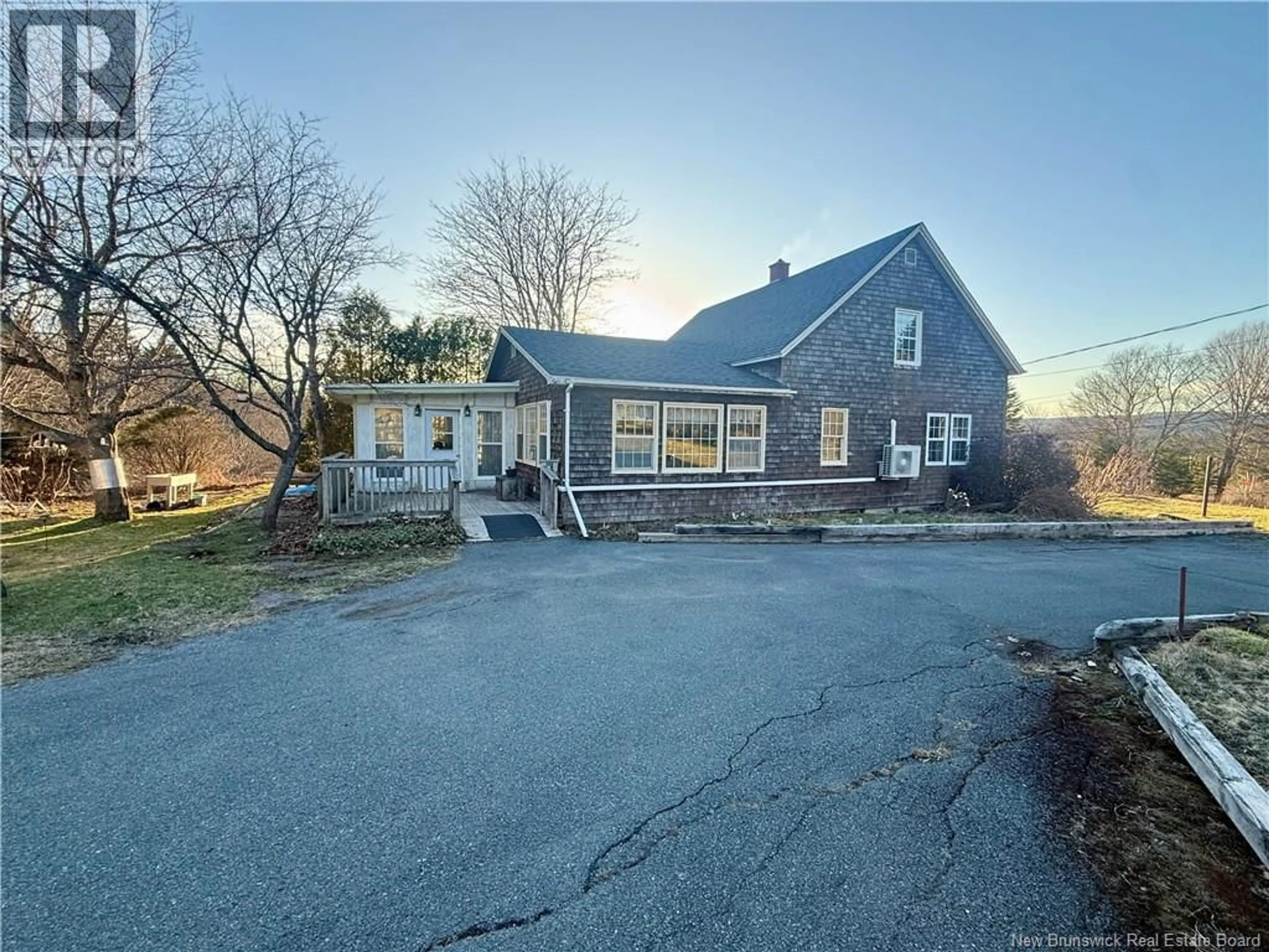A pic from outside/outdoor area/front of a property/back of a property/a pic from drone, street for 1804 ROUTE 111, Bains Corner New Brunswick E5R1P9
