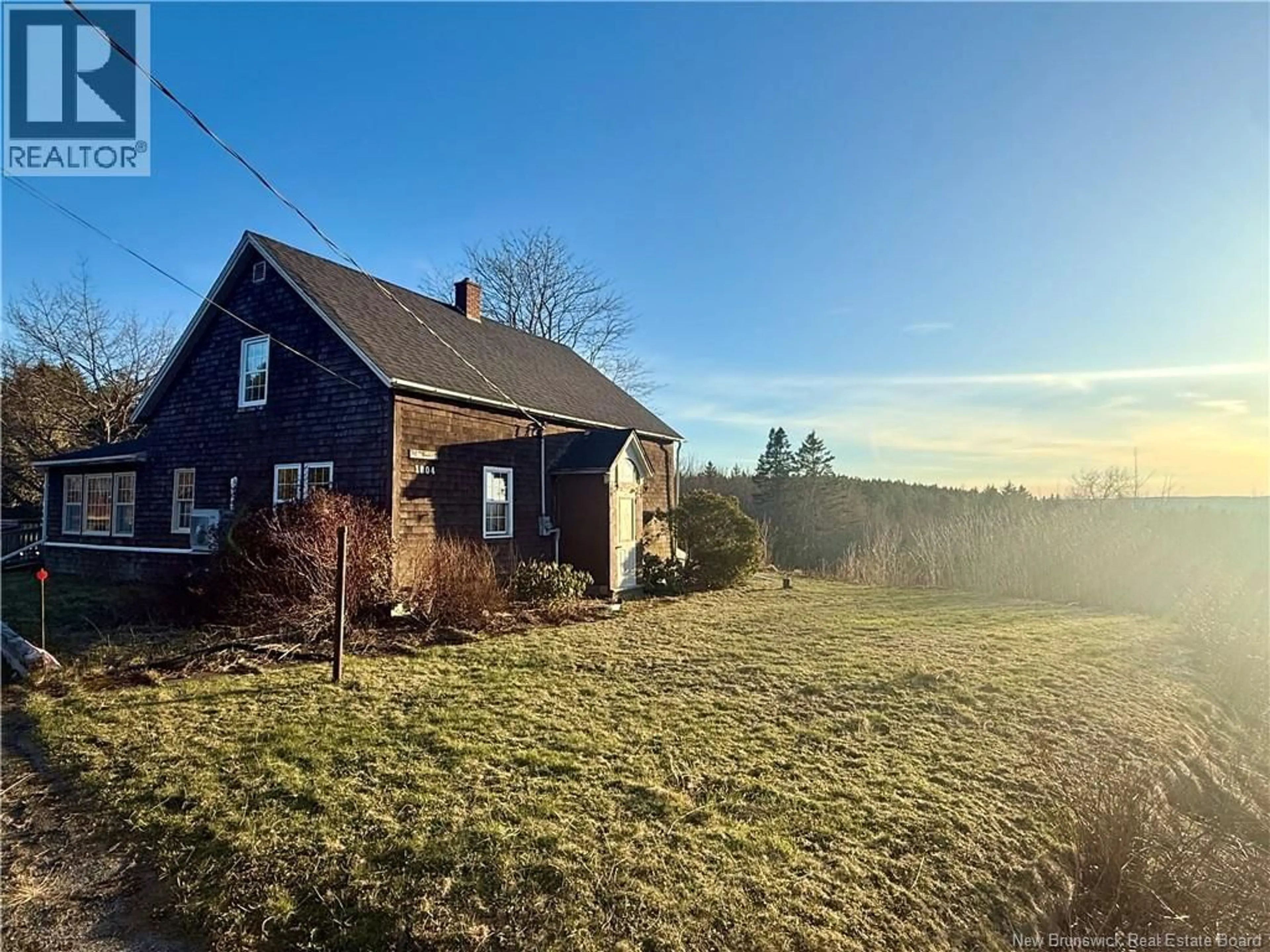 A pic from outside/outdoor area/front of a property/back of a property/a pic from drone, unknown for 1804 ROUTE 111, Bains Corner New Brunswick E5R1P9