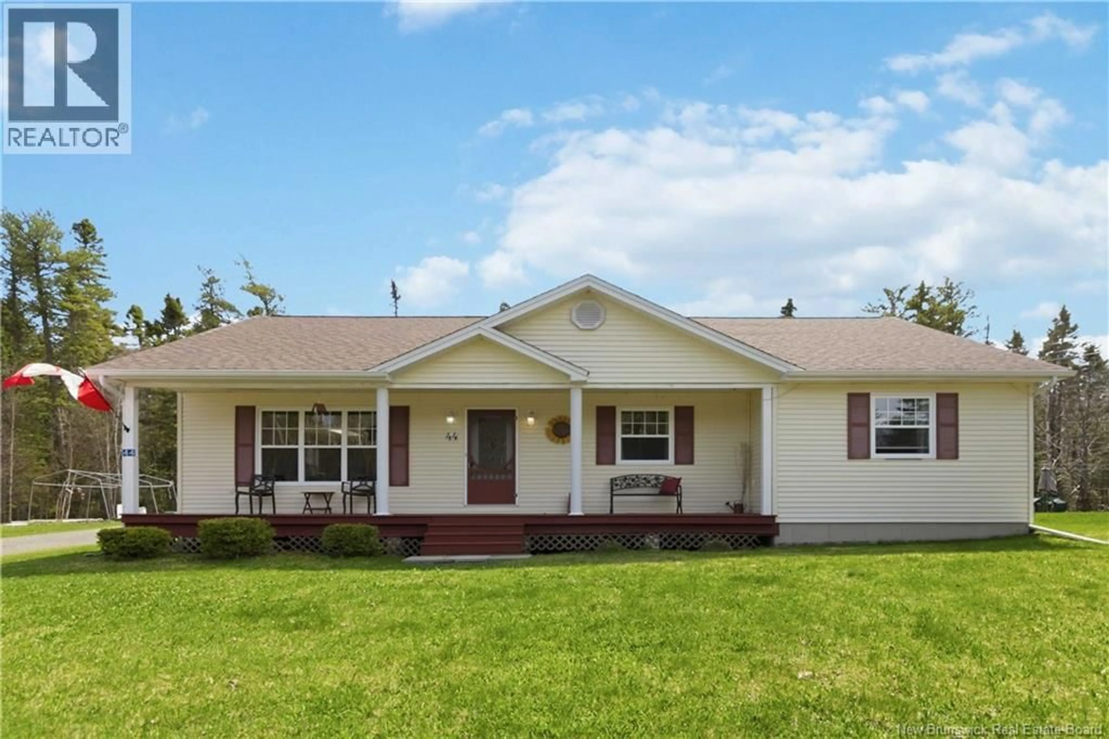 Home with vinyl exterior material, street for 44 CALAIS CRESCENT, Lower Coverdale New Brunswick E1J2K9