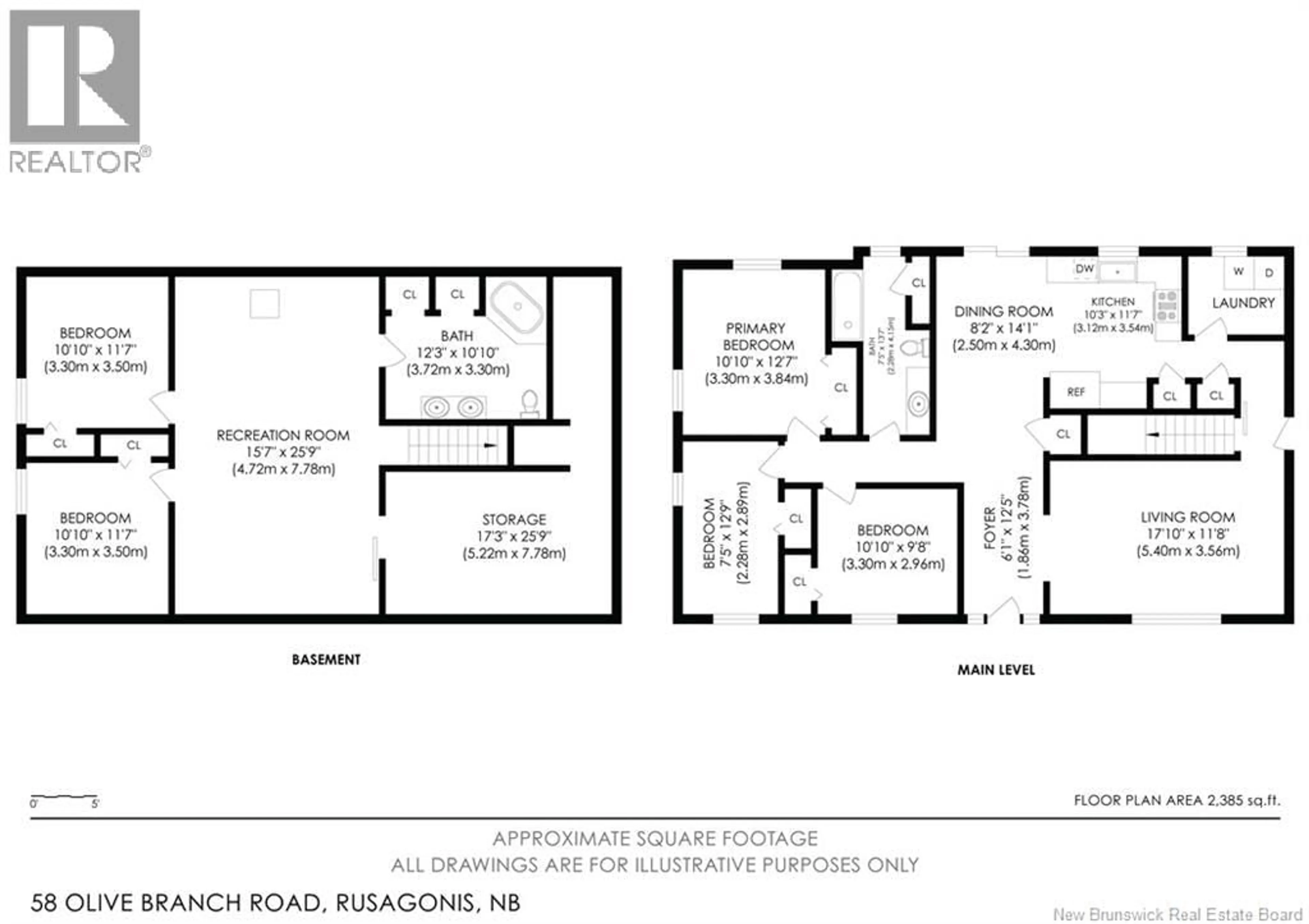 Floor plan for 58 OLIVE BRANCH ROAD, Rusagonis New Brunswick E3B0B3