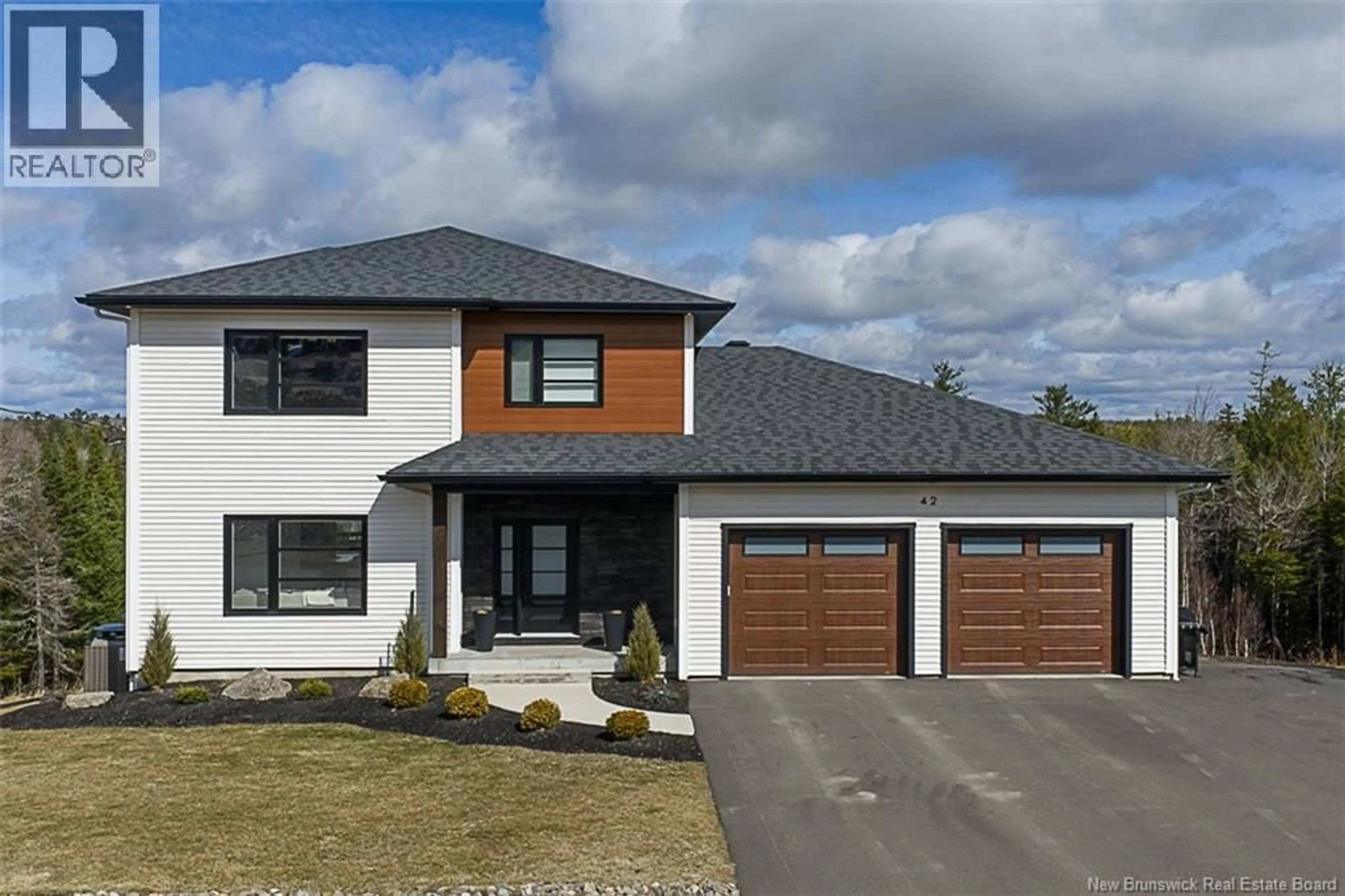 Home with brick exterior material, street for 42 GOLDEN EAGLE DRIVE, Hanwell New Brunswick E3C0H3